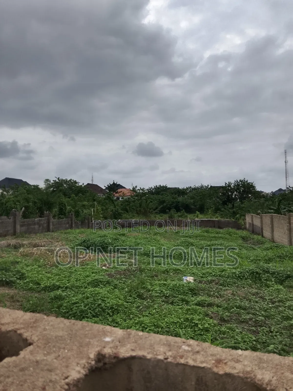 A Fenced Full Plot of Land