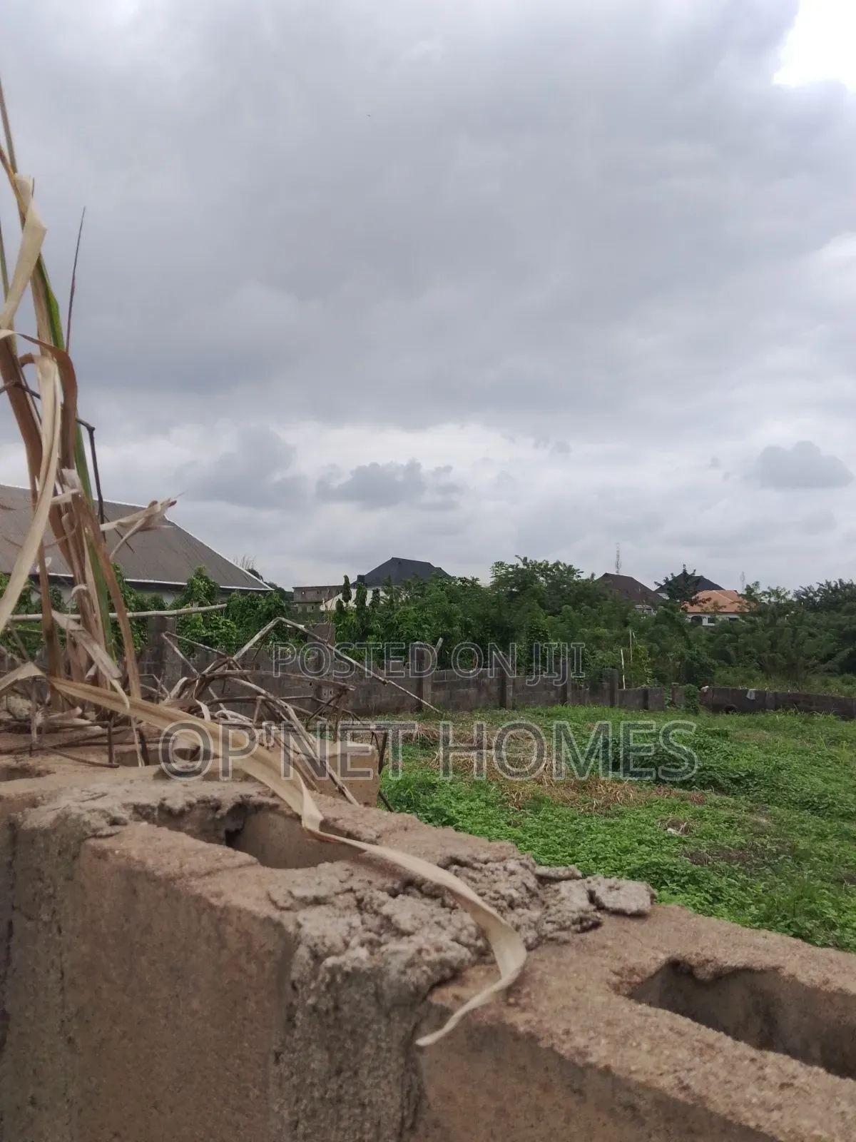 A Fenced Full Plot of Land
