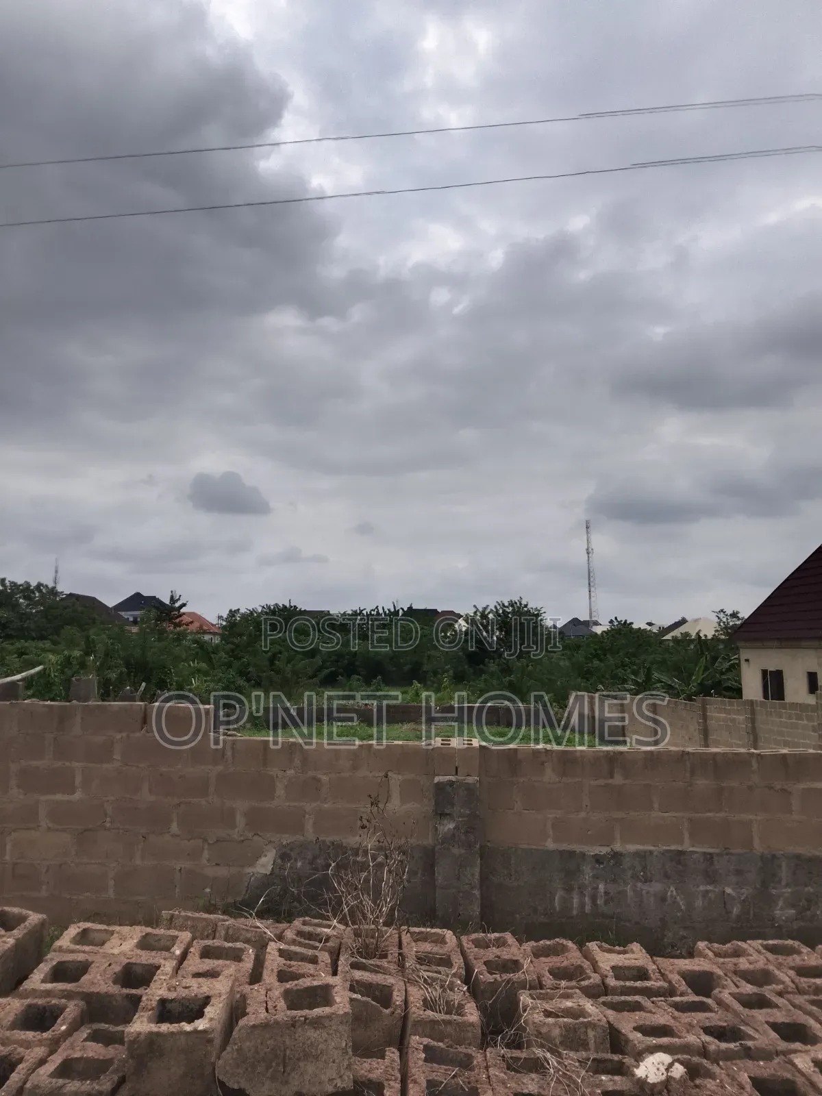 A Fenced Full Plot of Land