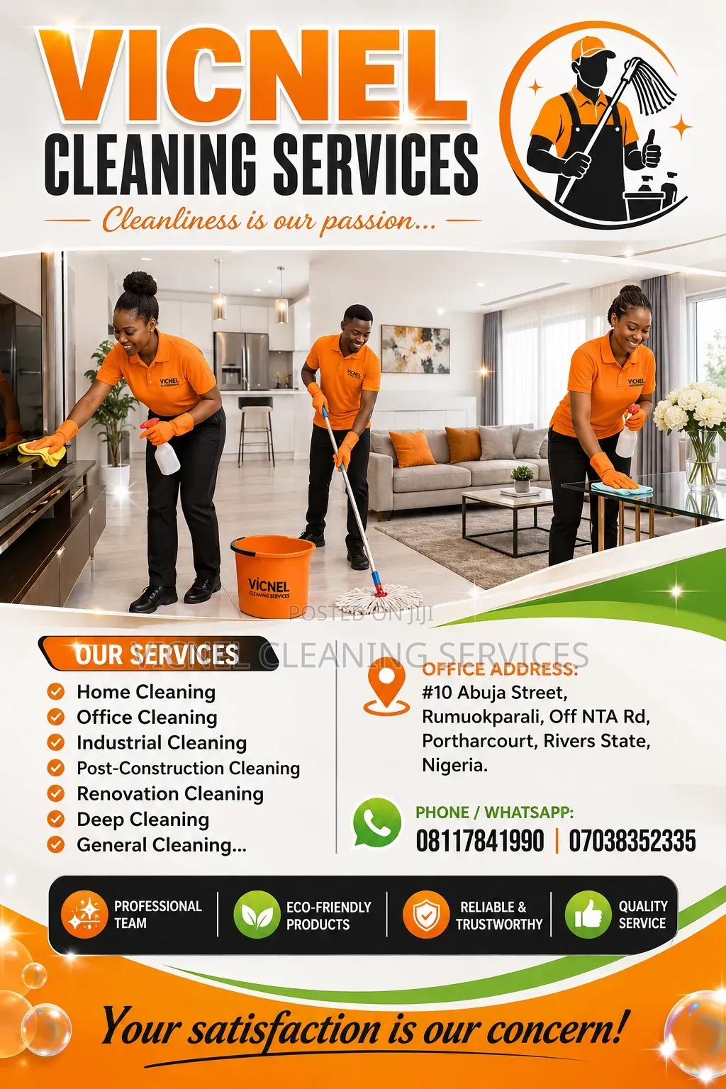 Professional Home Cleaners in Portharcourt