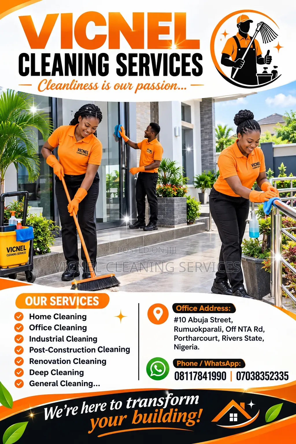Professional Home Cleaners in Portharcourt
