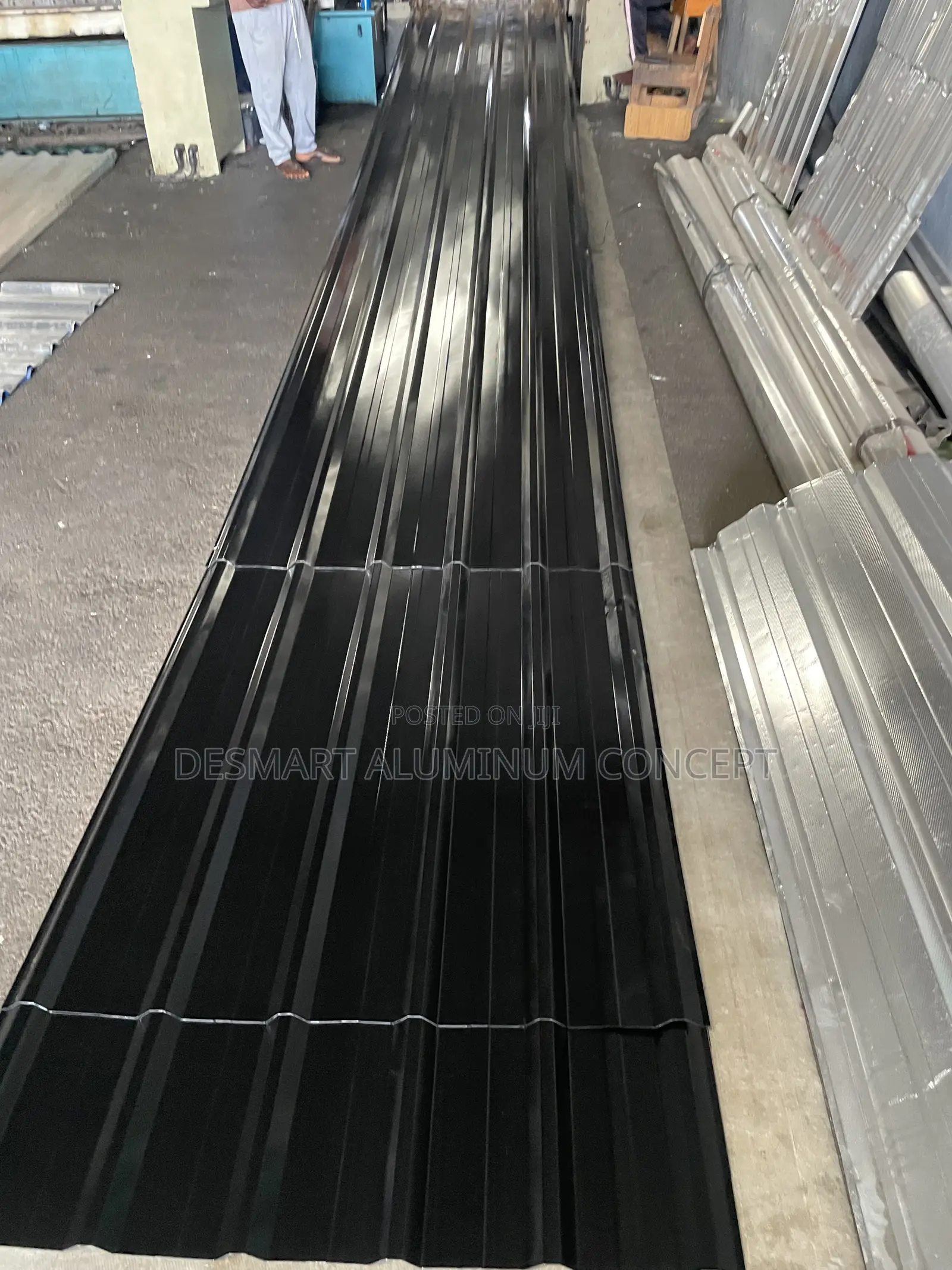 Desmart Aluminum 0.55mm Black Roofing Sheets