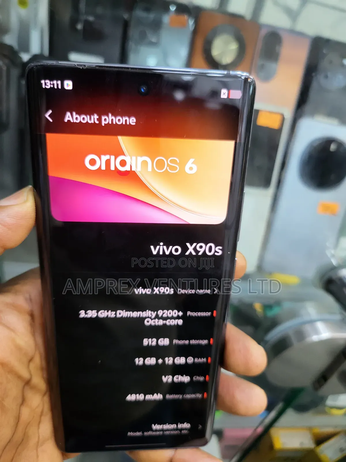 Vivo X90s 512 GB Red
