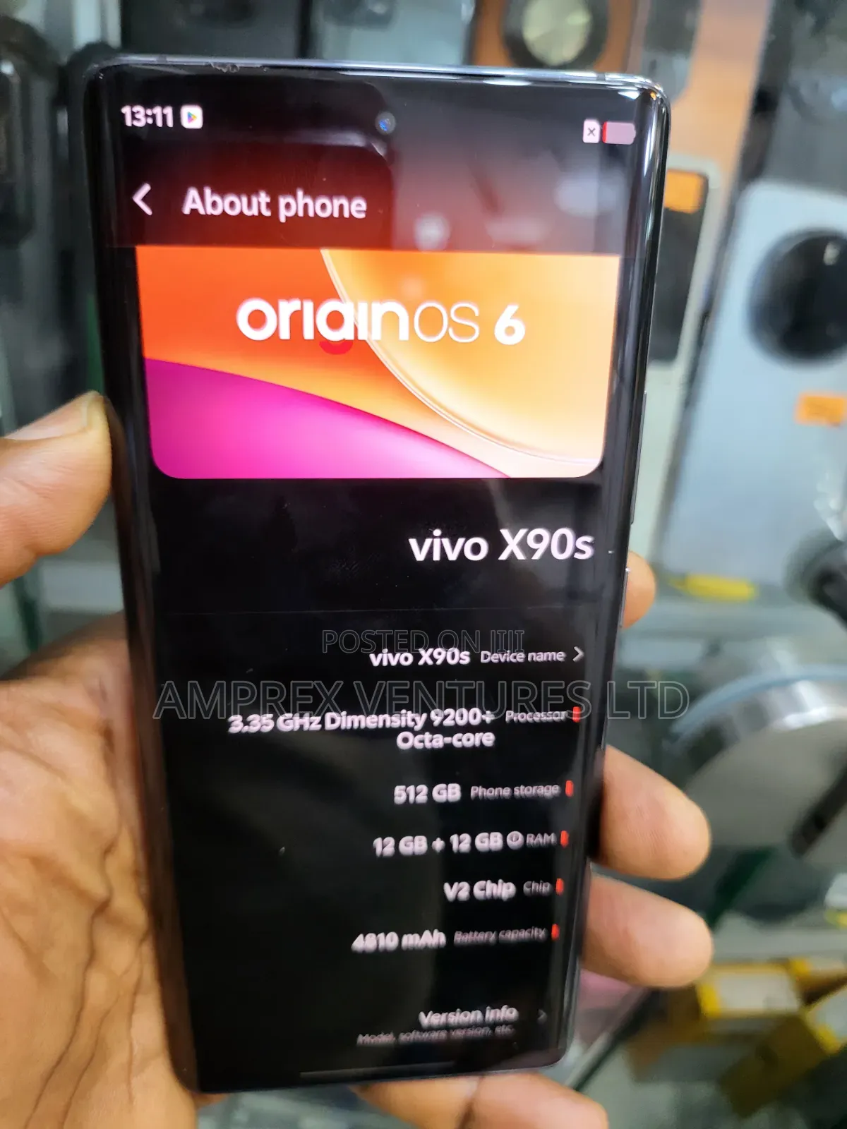 Vivo X90s 512 GB Red