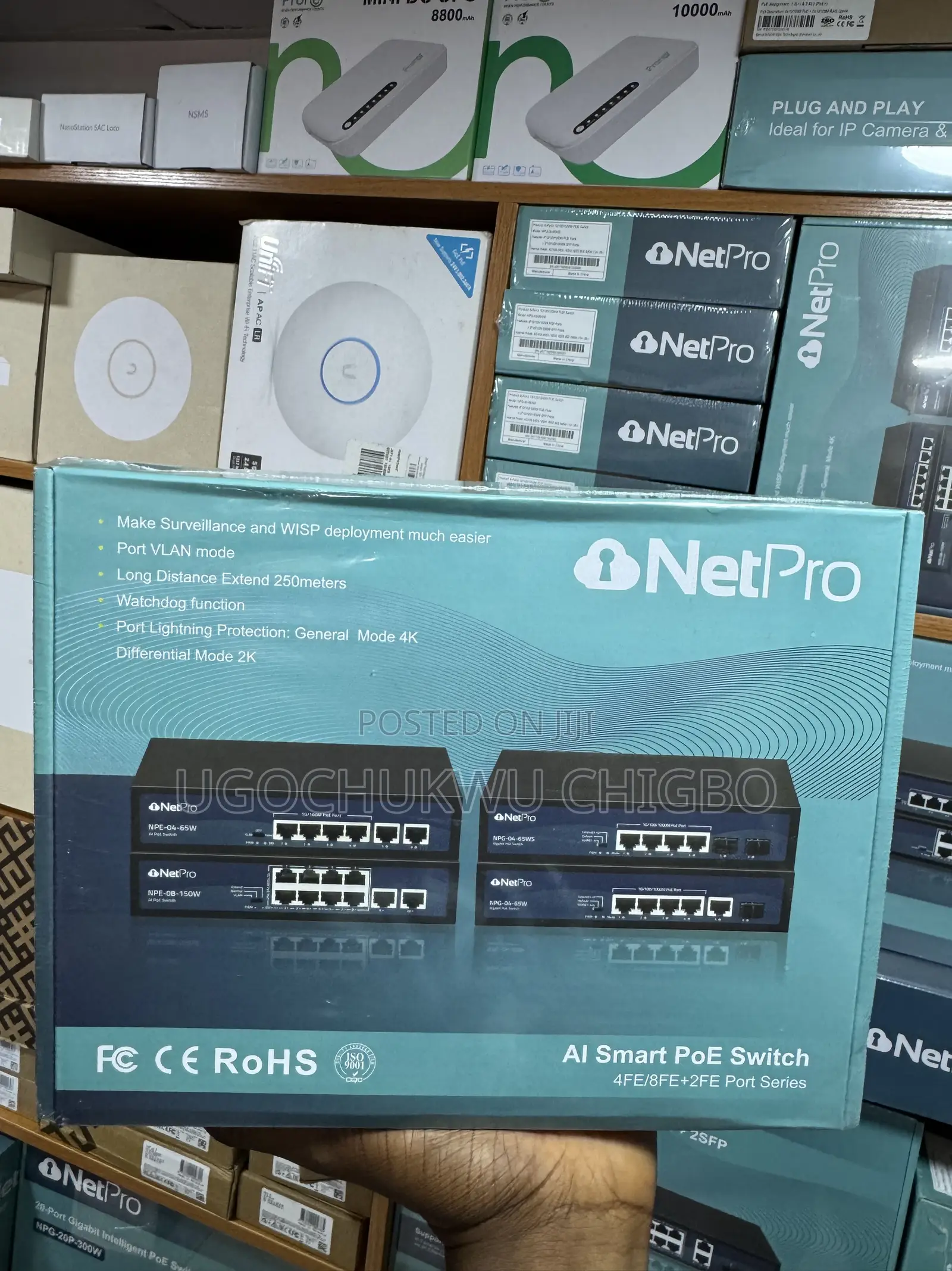 Netpro 8 Port Switch 10/100 NPE-08-150W
