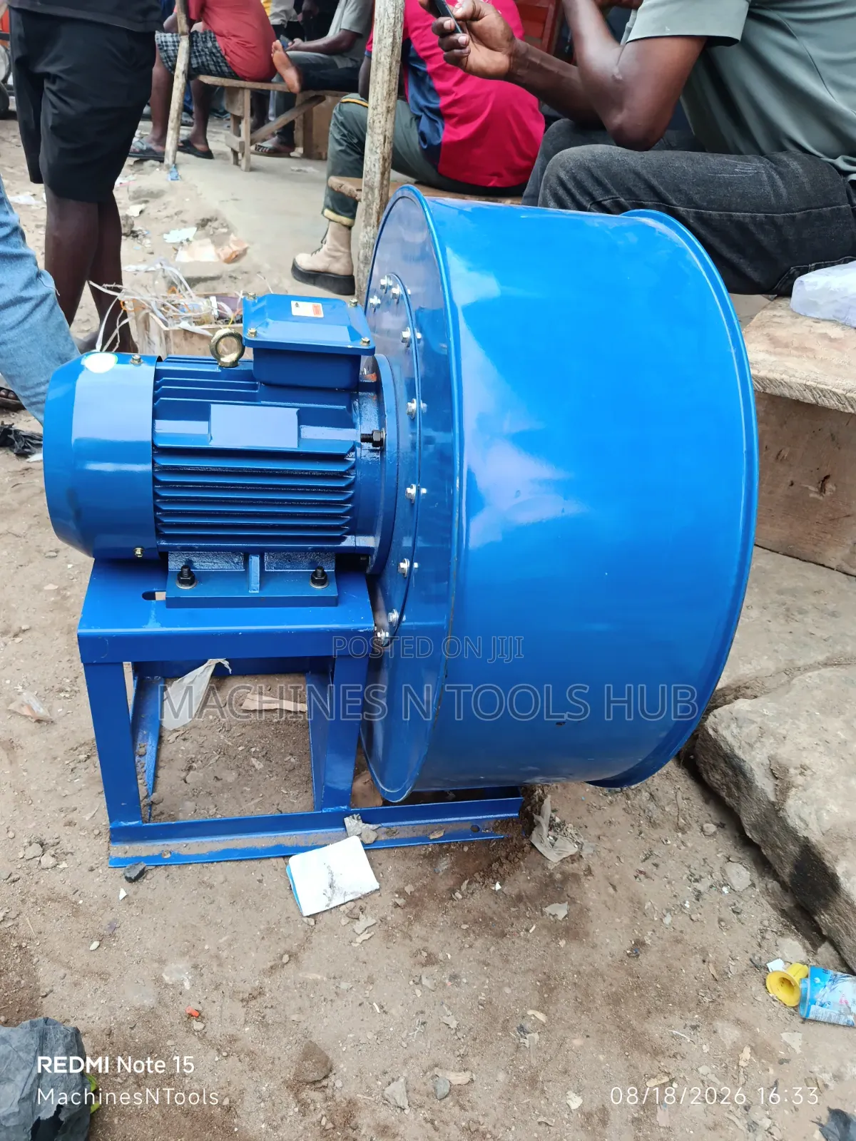 7.5 kW (10 HP) Industrial Centrifugal Air Blower