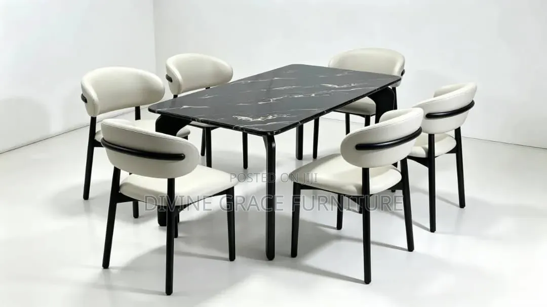 Luxury Marble Table 6-Seater