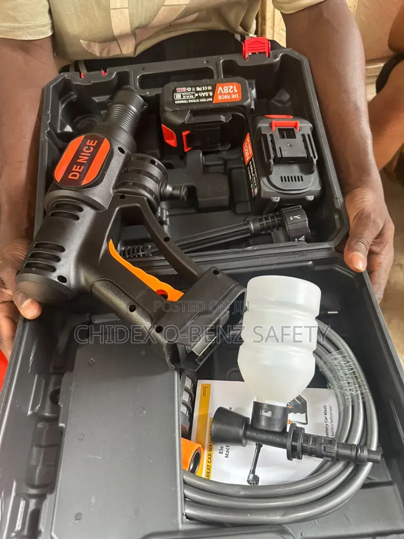 De Nice 128V Cordless High Car Pressure Washer