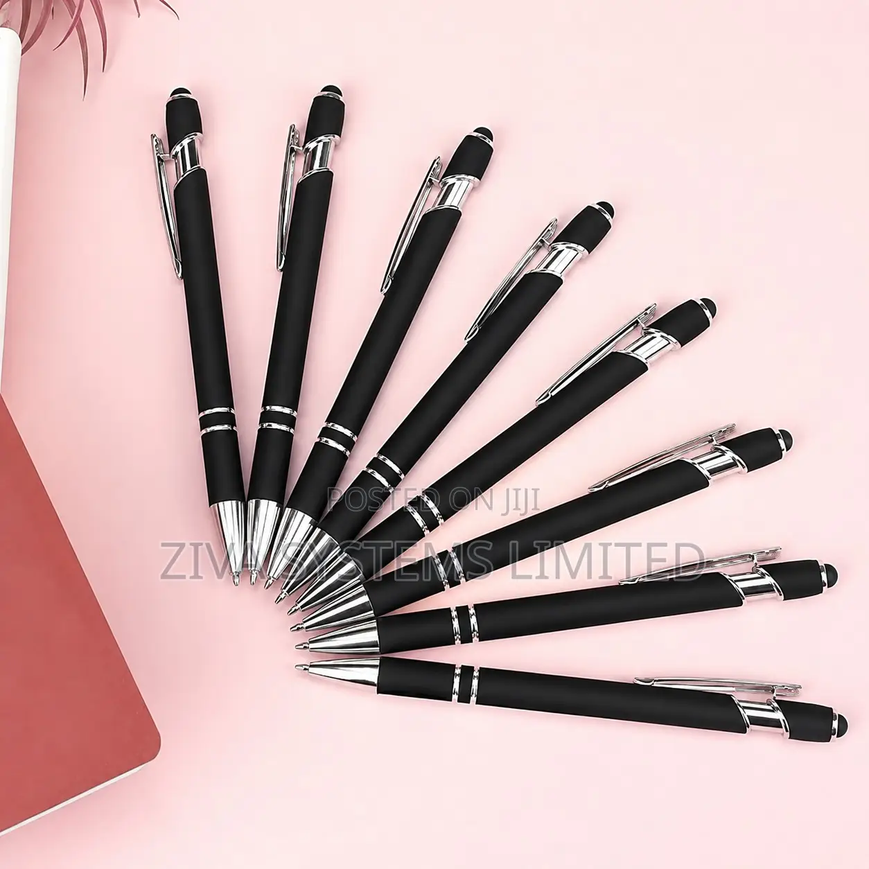 Bribobo Ballpoint Pen 2-in-1 Stylus, 1.0 Mm Black Ink