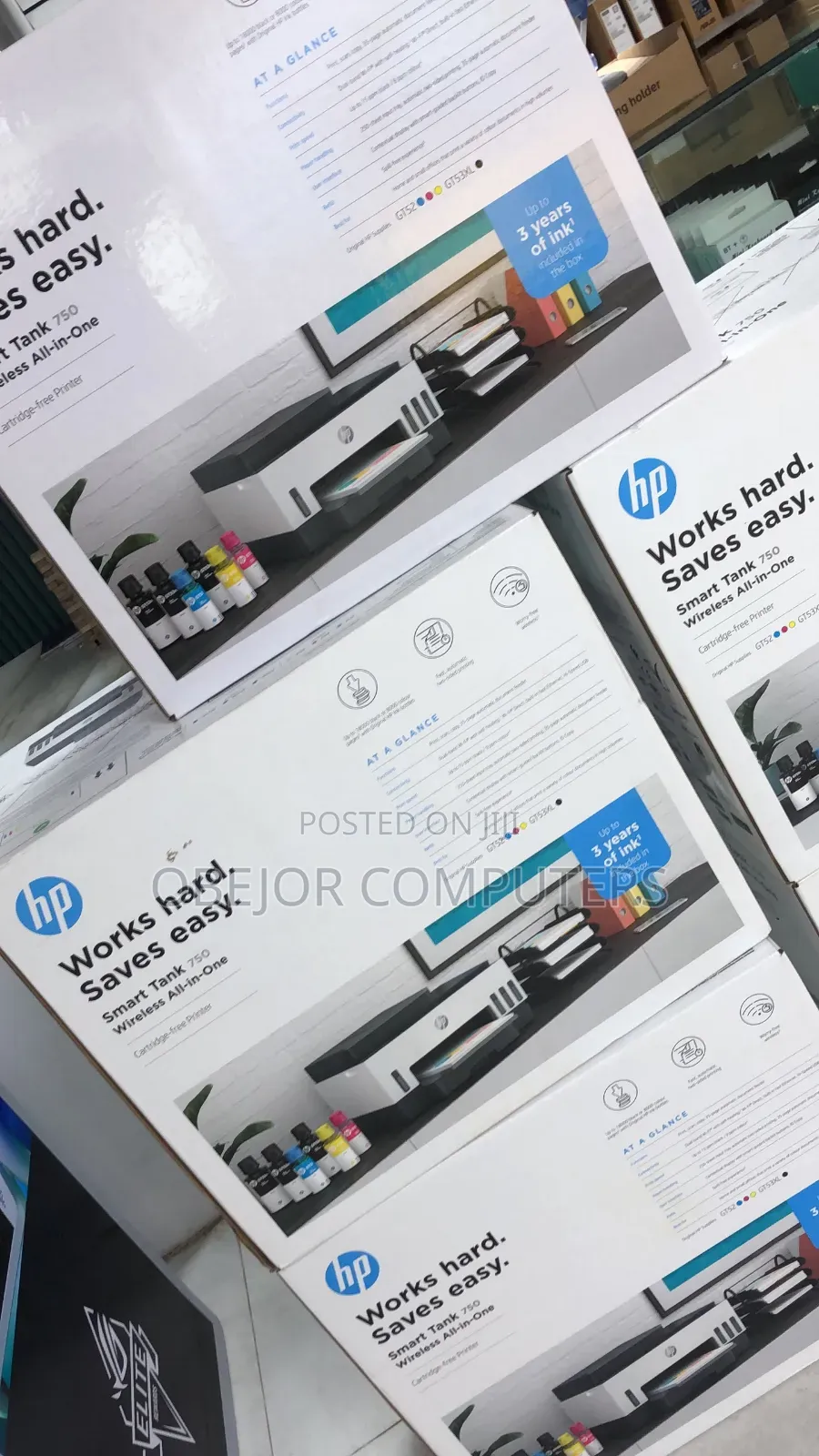 HP Smart Tank 750 Wireless All in One Printer