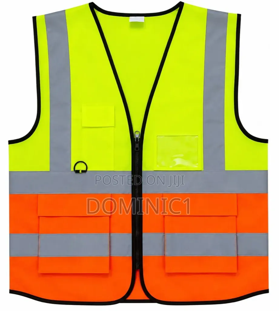 Multi-Pocket Utility Safety Vest