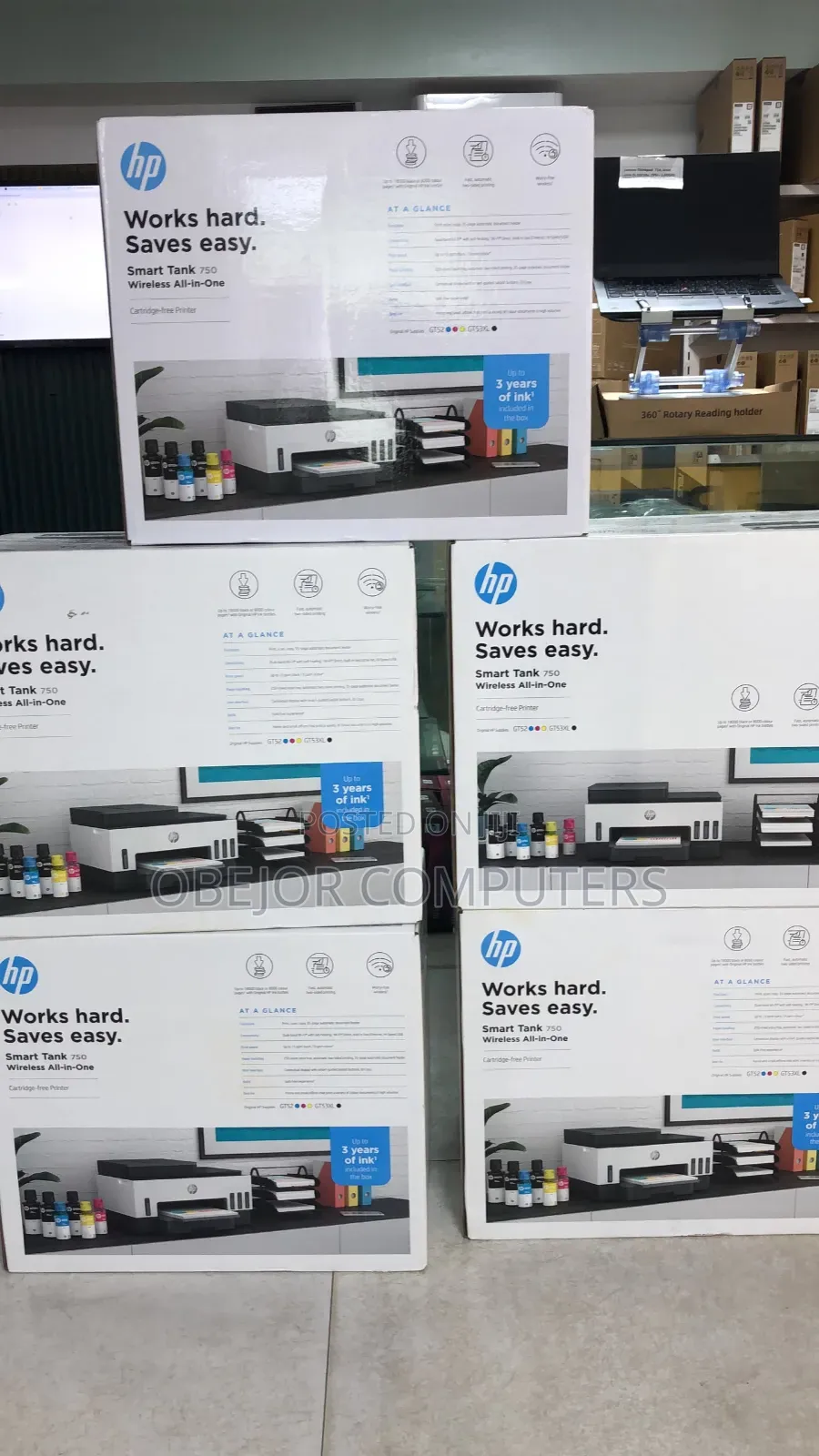 HP Smart Tank 750 Wireless All in One Printer