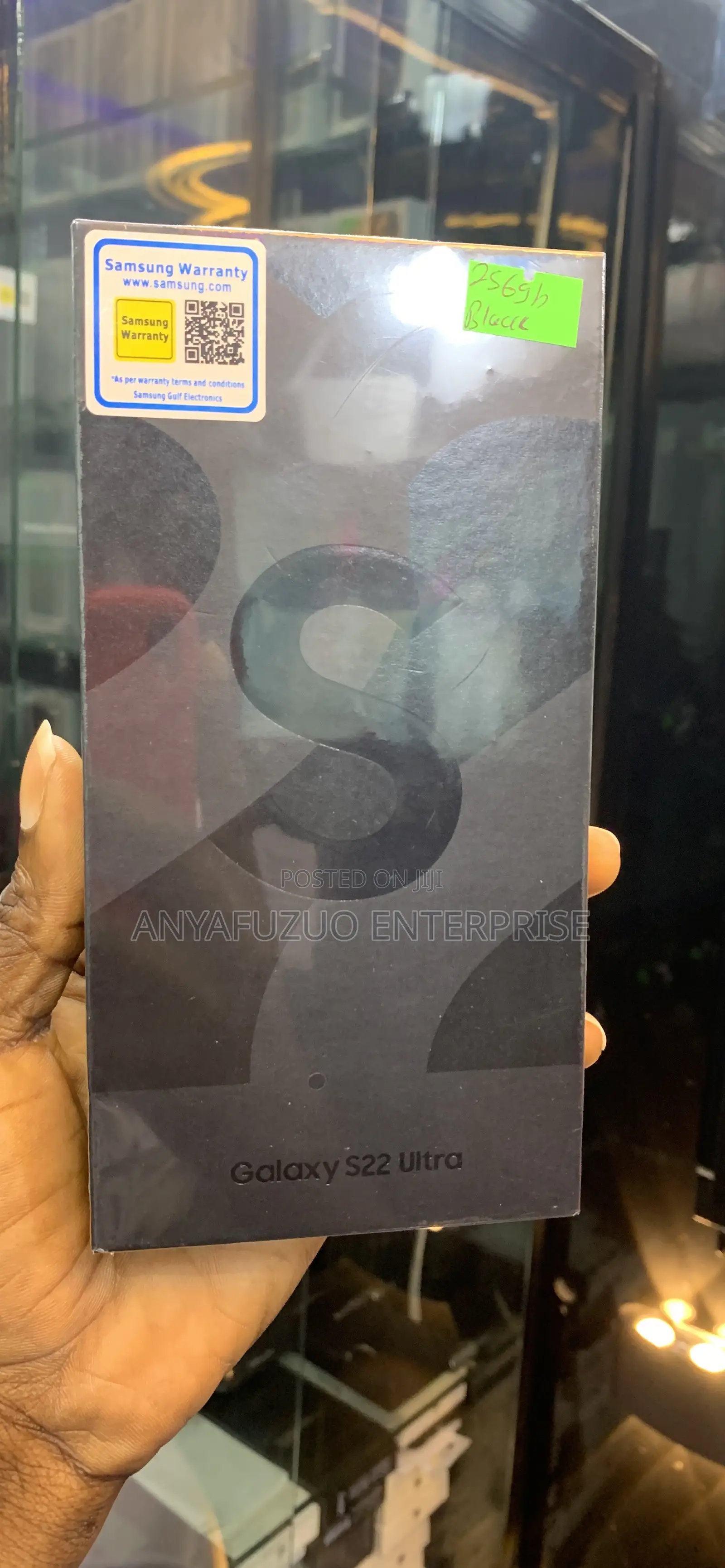 New Samsung Galaxy S22 Ultra 256 GB Black