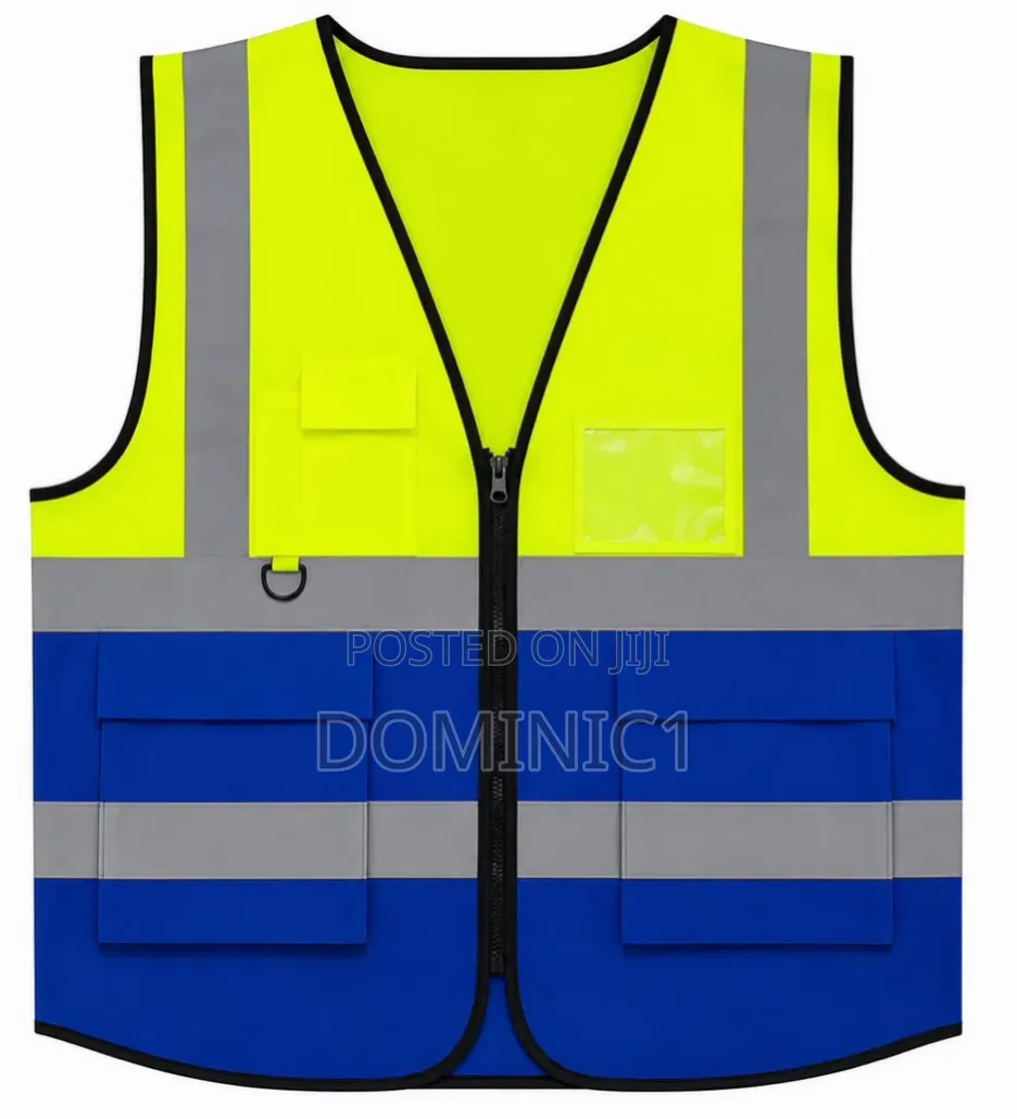 Multi-Pocket Utility Safety Vest