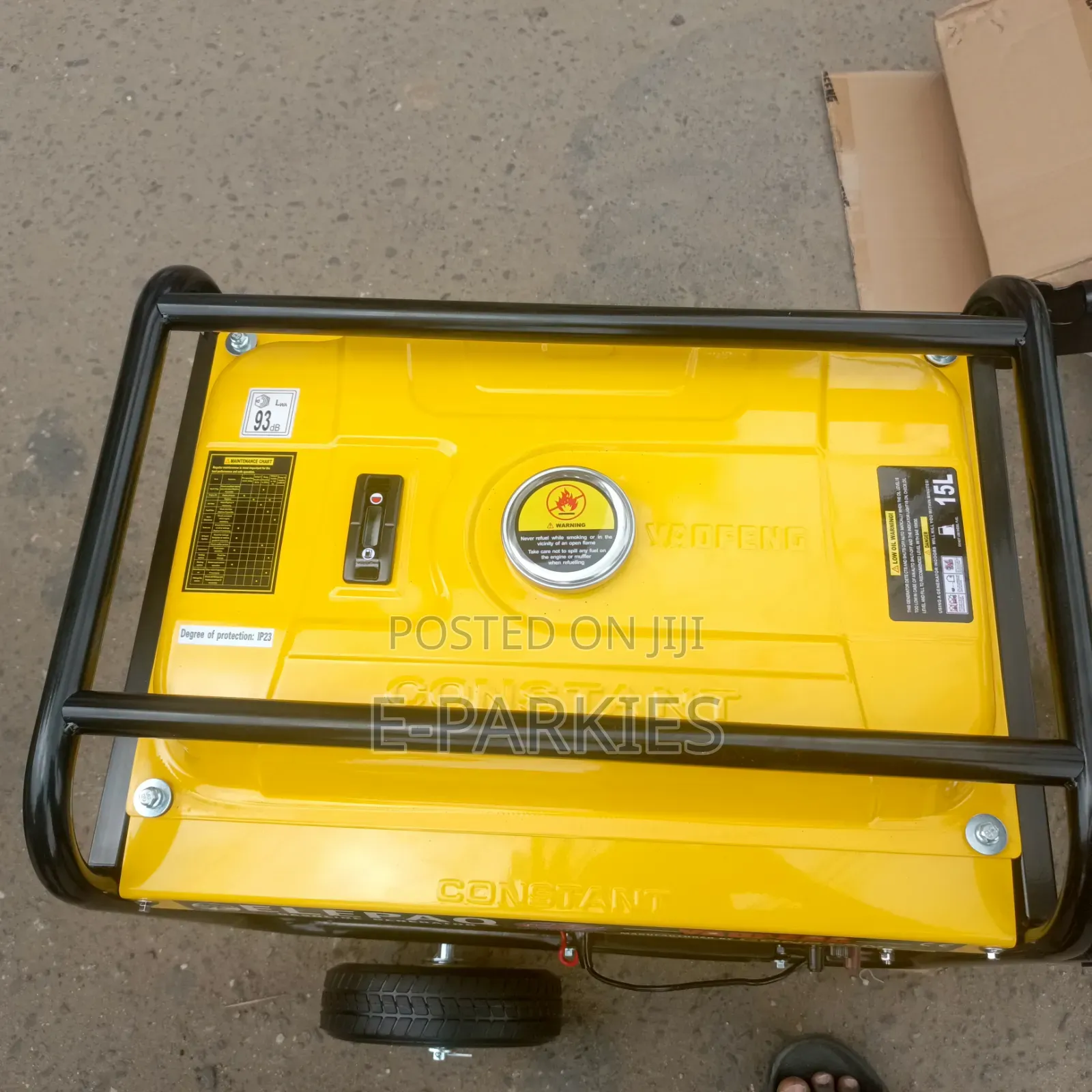 Elepaq Generator 4.5kva Key Start and Tyre Sv6800e2