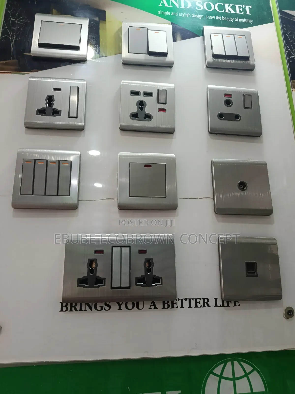 Grey Luxury Switches and Sockets for Modern Homes