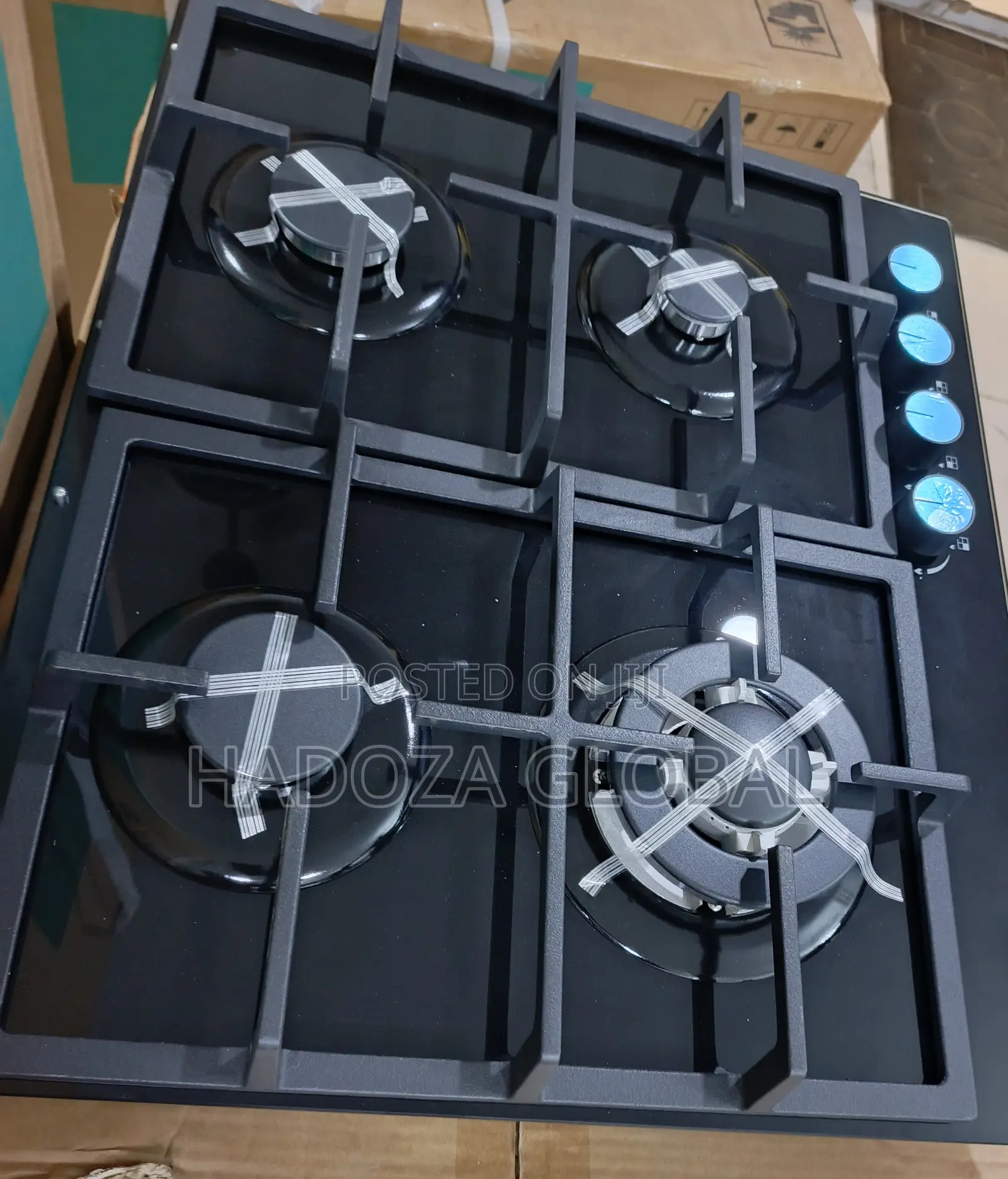 Polystar 4 Burner Gas Hob for Home Kitchen – Cooker