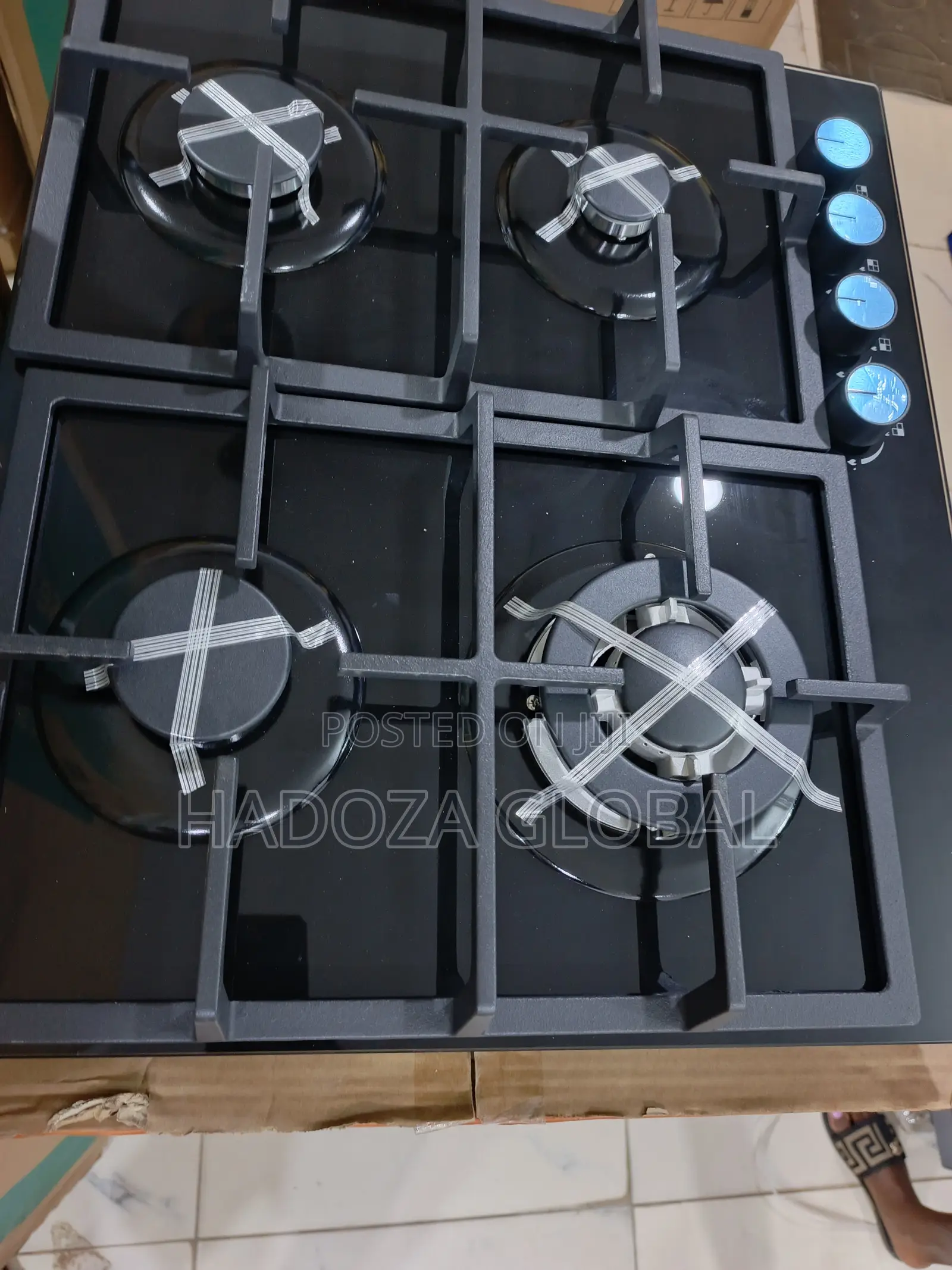 Polystar 4 Burner Gas Hob for Home Kitchen – Cooker