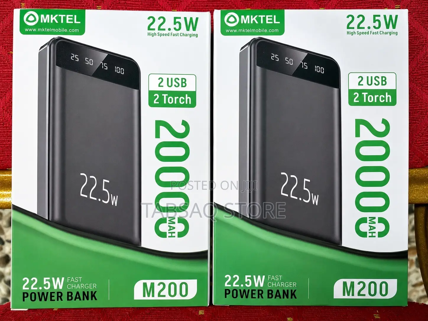 Mktel M200 20,000mah Power Bank 22.5w High-Speed Fast Charging