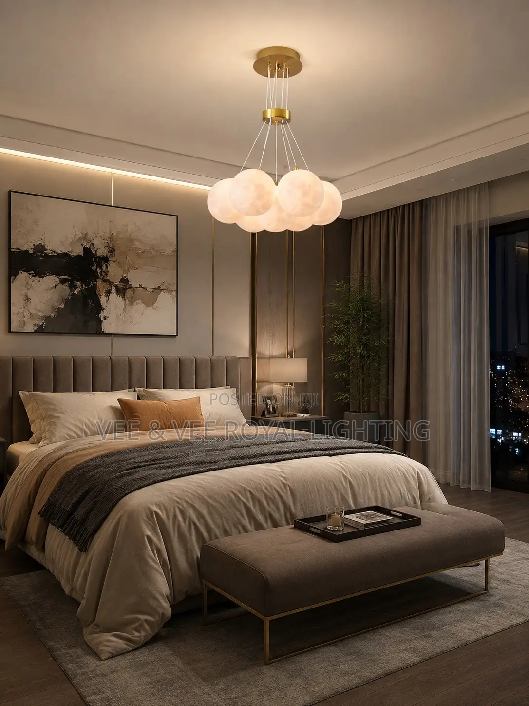 7-Ball Pendant Light – For Living Room, Bedroom, Hotel, Restaurants