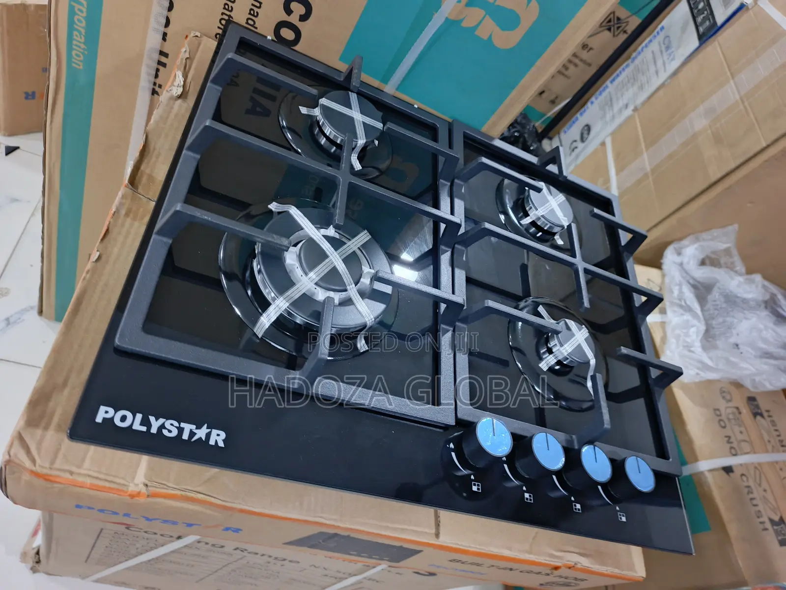 Polystar 4 Flame Gas Hob – Reliable Burner System