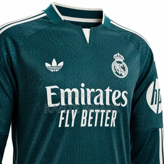 Real Madrid Adidas 2026/27 Long Sleeve Jersey Player Version - Green