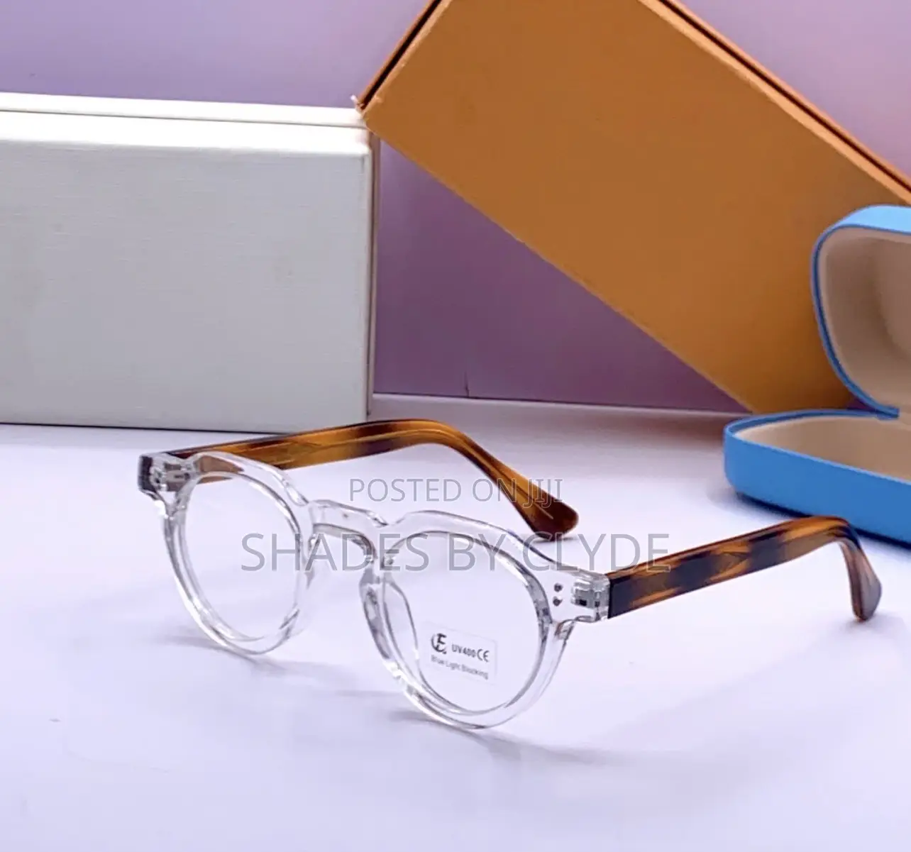 Chic Round Eyeglasses - Variety of Colors Blue Light Blocking!