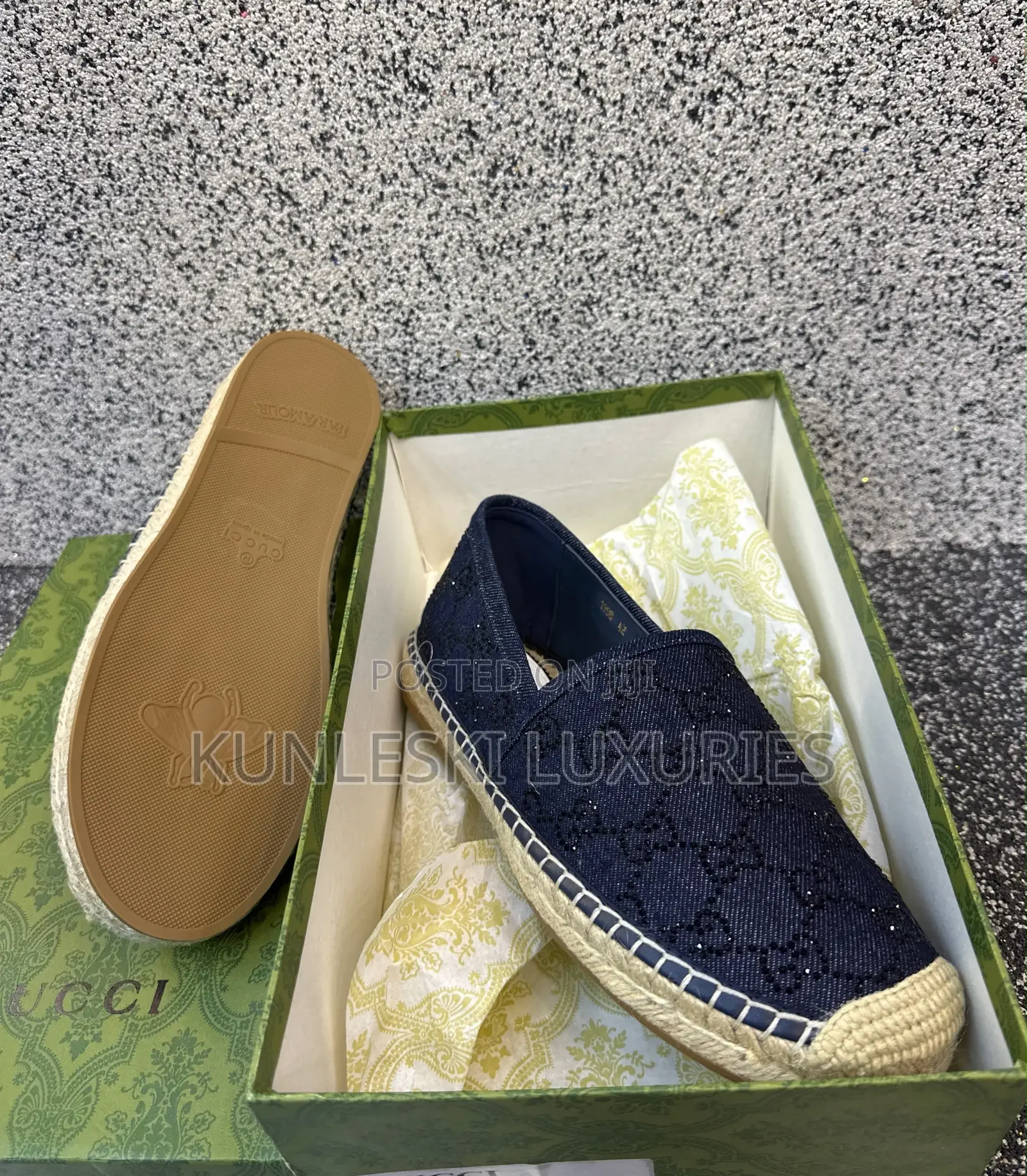 Original Gucci Espadrilles Shoes