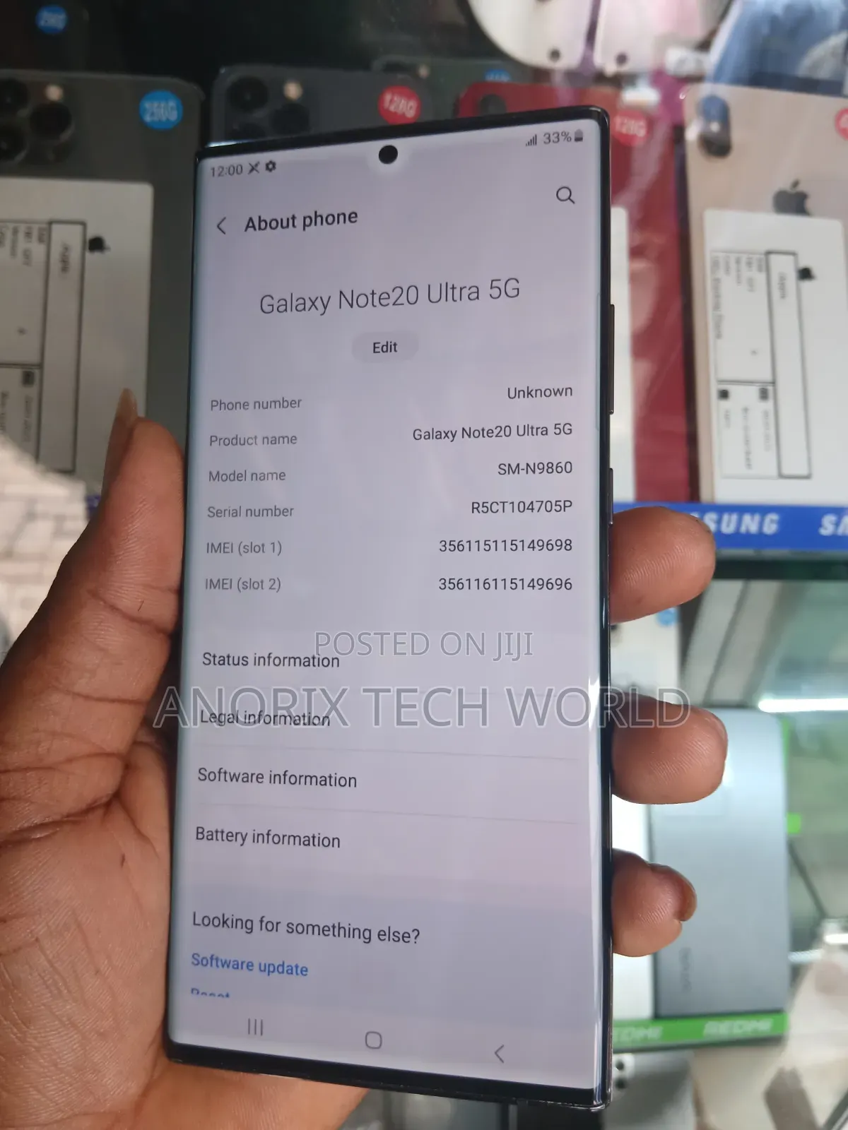 Samsung Galaxy Note 20 Ultra 256 GB Black