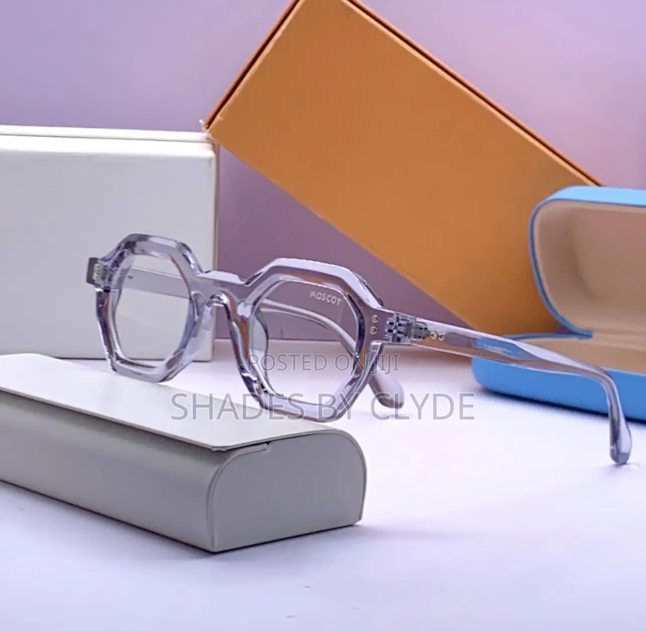 Unique Transparent Eyeglasses-Moscot Style! Prescription Ready