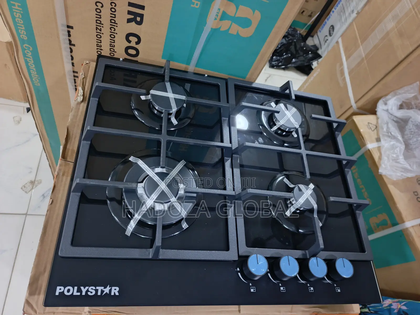 Polystar Four Ring Gas Hob Cooker – Versatile Kitchen Appliance
