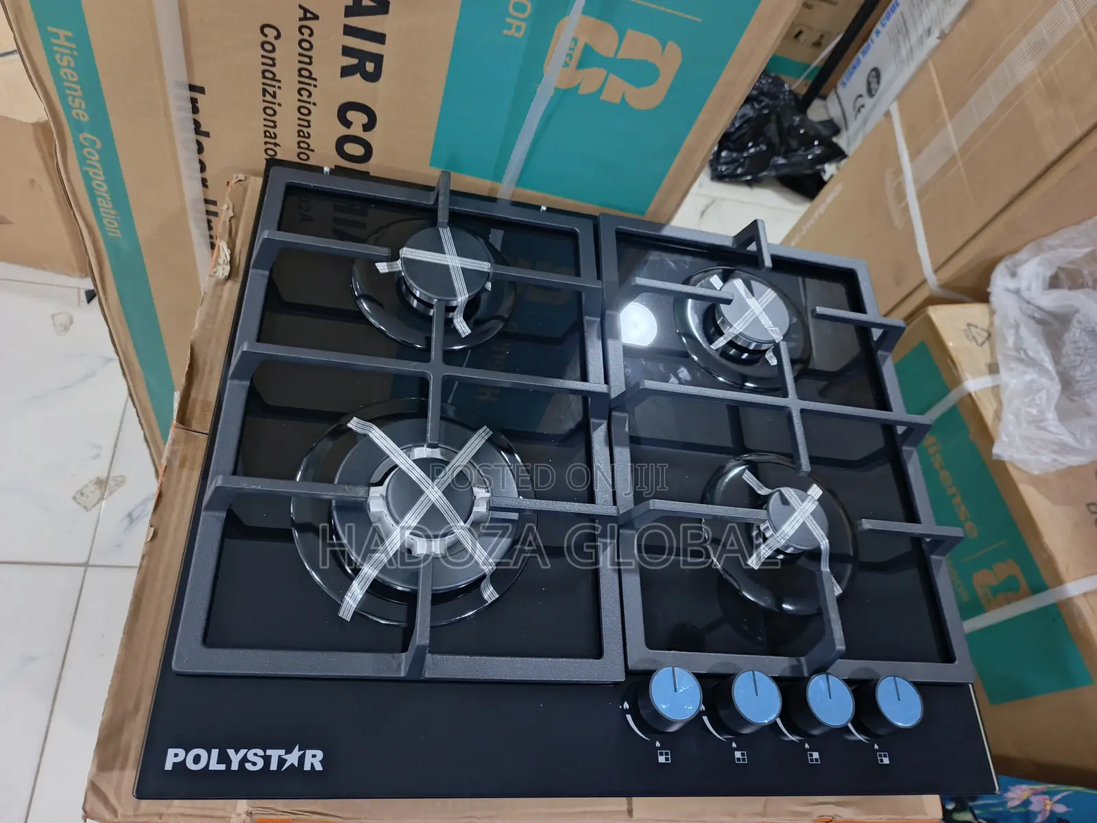 Polystar Four Ring Gas Hob Cooker – Versatile Kitchen Appliance