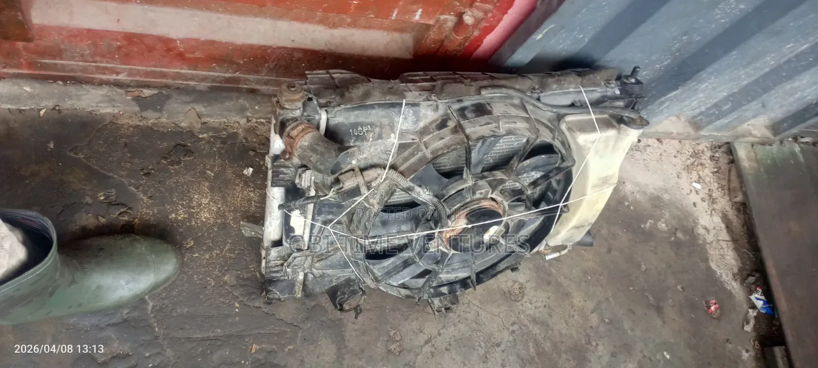 Kia Rio Radiator and Fan 2012