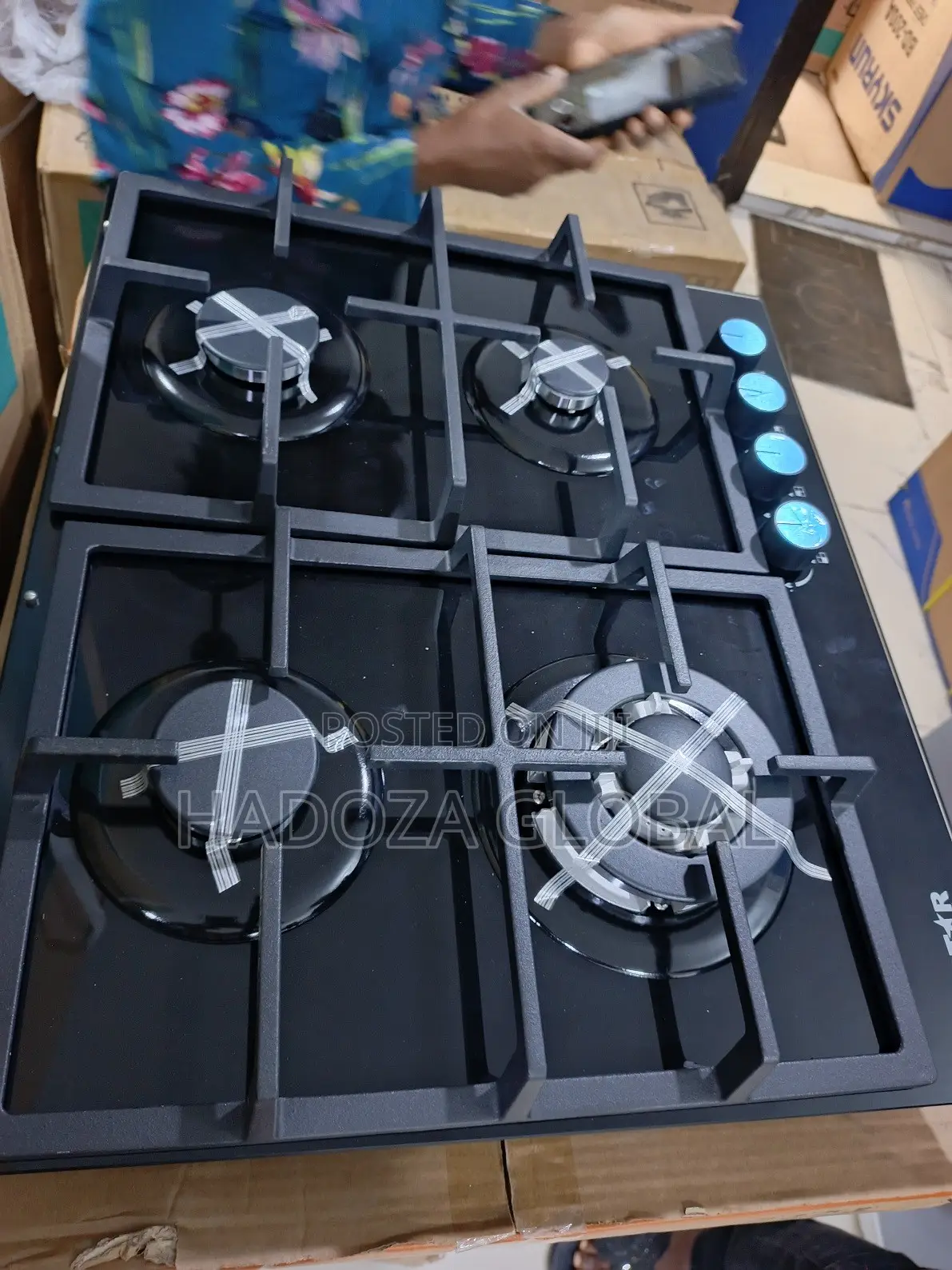 Polystar 4 Ring Kitchen Gas Hob – Convenient Multi-Burner Cooker