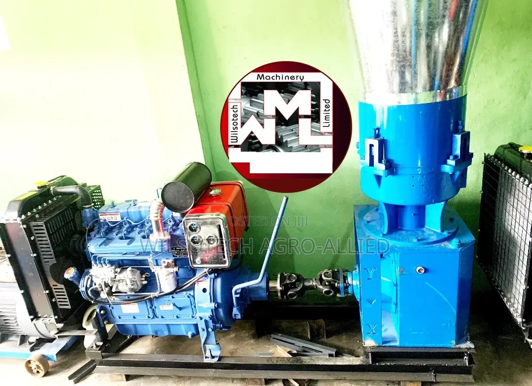 2tons/Hr Diesel Engine Powered Pelletizer Machine