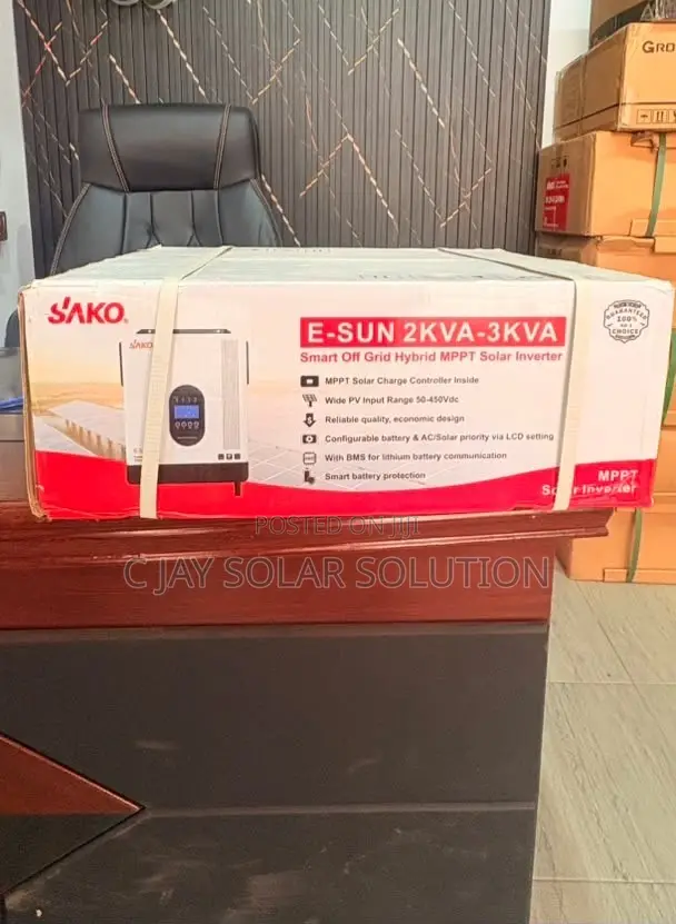Brand New Sako Solar Inverter 2kva 12volts