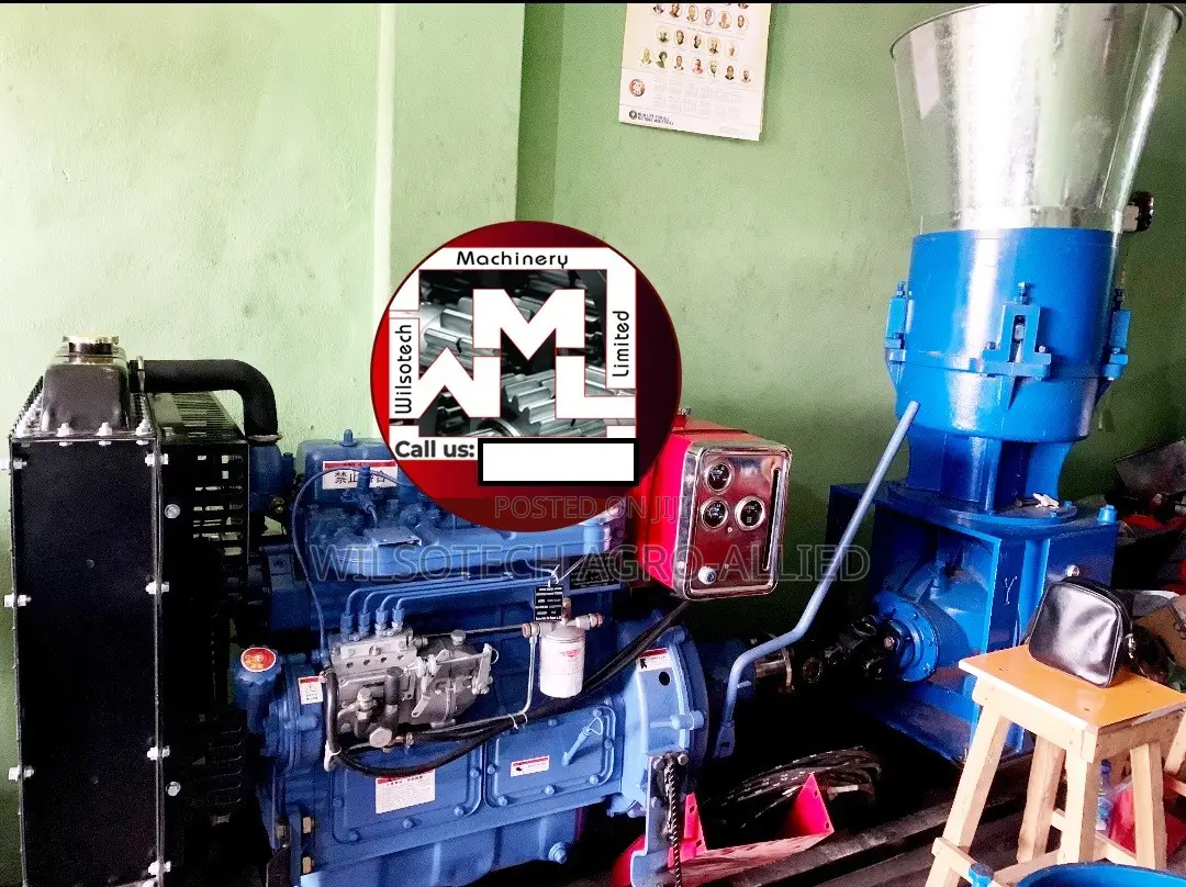 2 Tons/Hr Diesel Engine Powered Pelletizer Machine