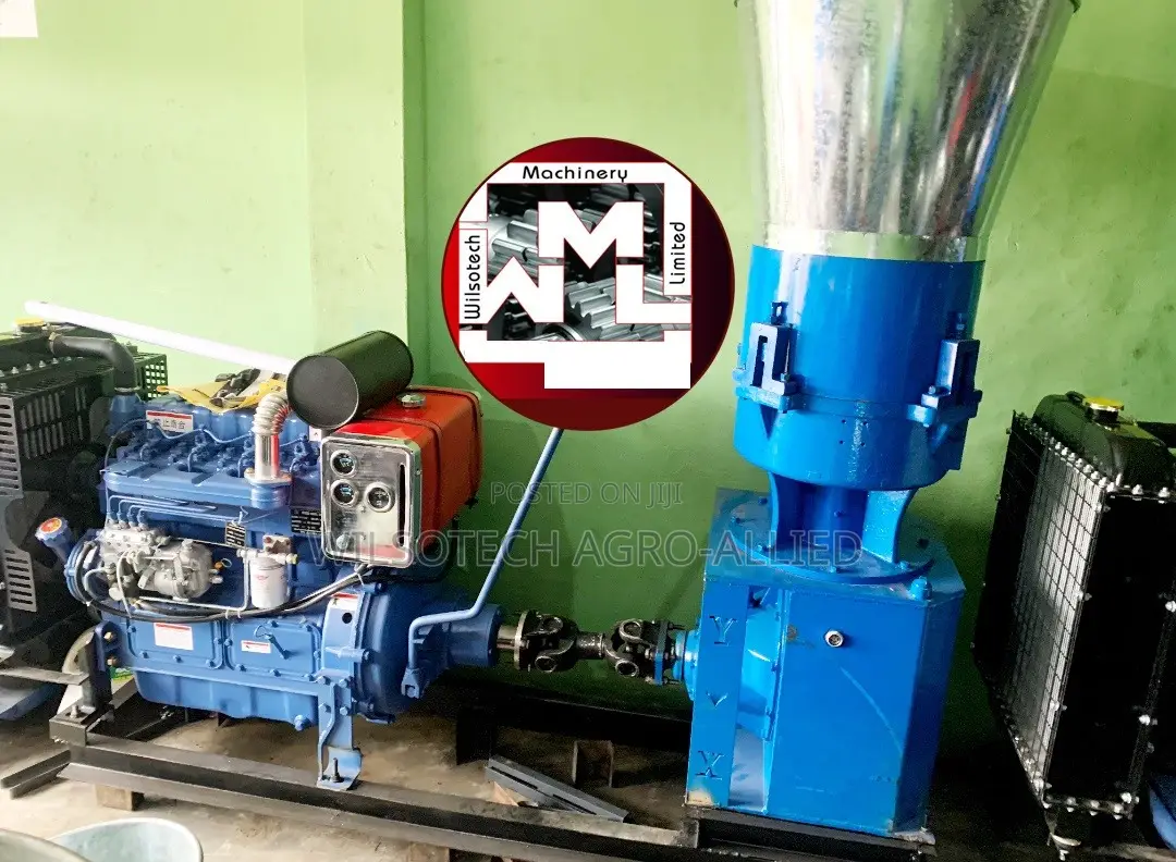 2 Tons/Hr Diesel Engine Powered Pelletizer Machine