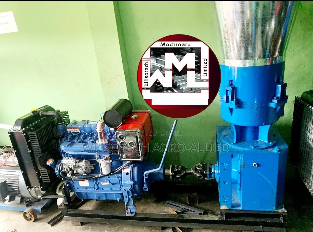 2 Tons/Hr Diesel Engine Powered Pelletizer Machine