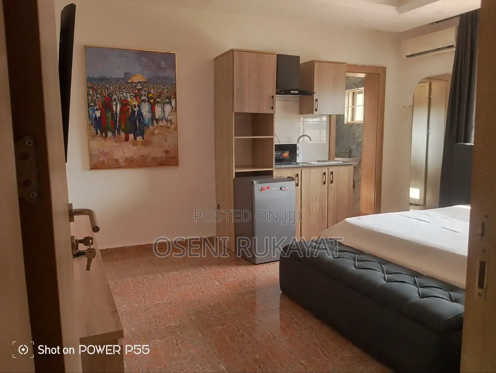 Furnished 1bdrm Block of Flats in Garki 2 for rent