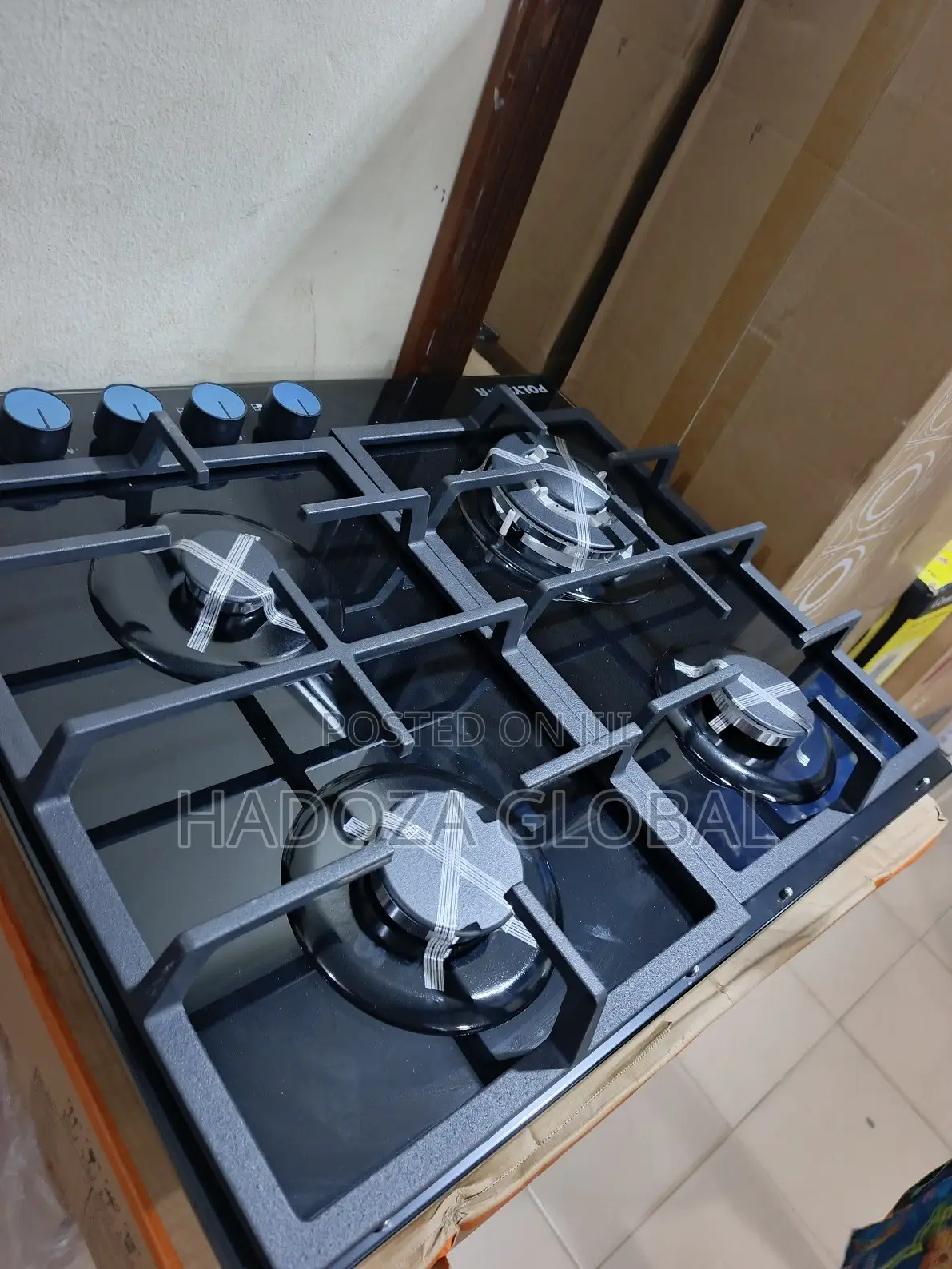 Polystar Gas Hob Cooker With Four Burners – Everyday Kitchen