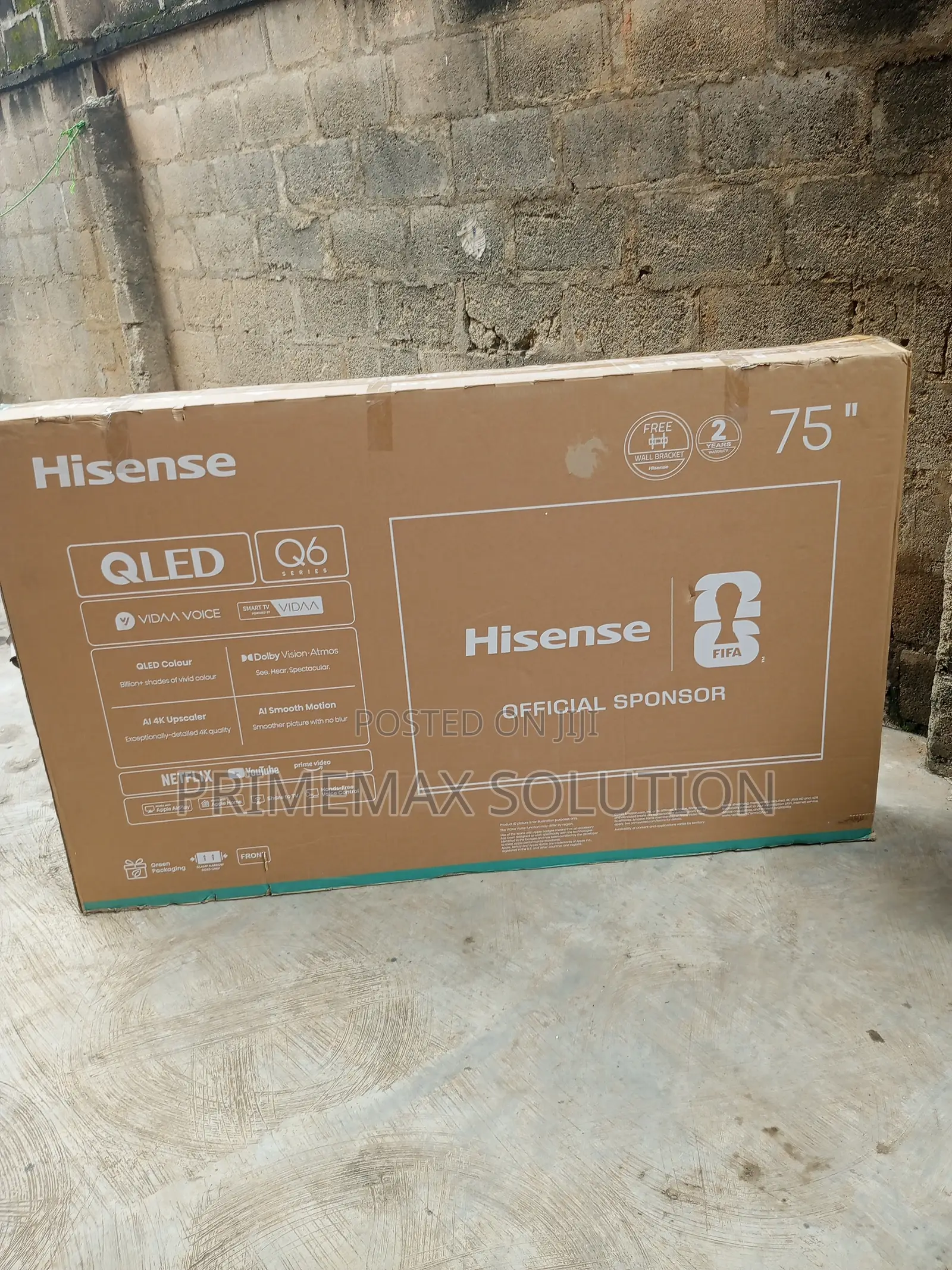 Unleash Cinematic Brilliance on the Hisense 75" QLED Smart TV