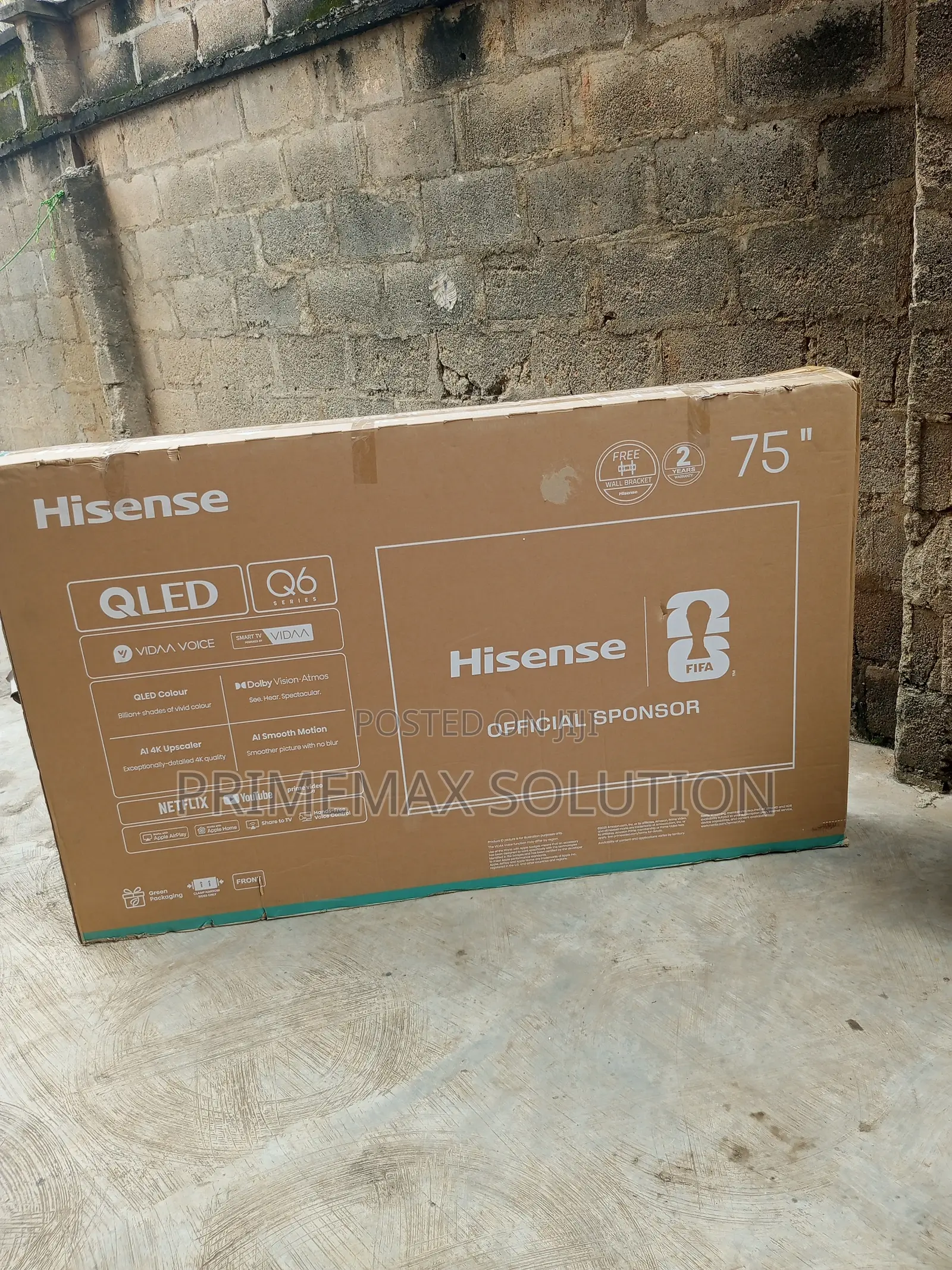 Unleash Cinematic Brilliance on the Hisense 75" QLED Smart TV