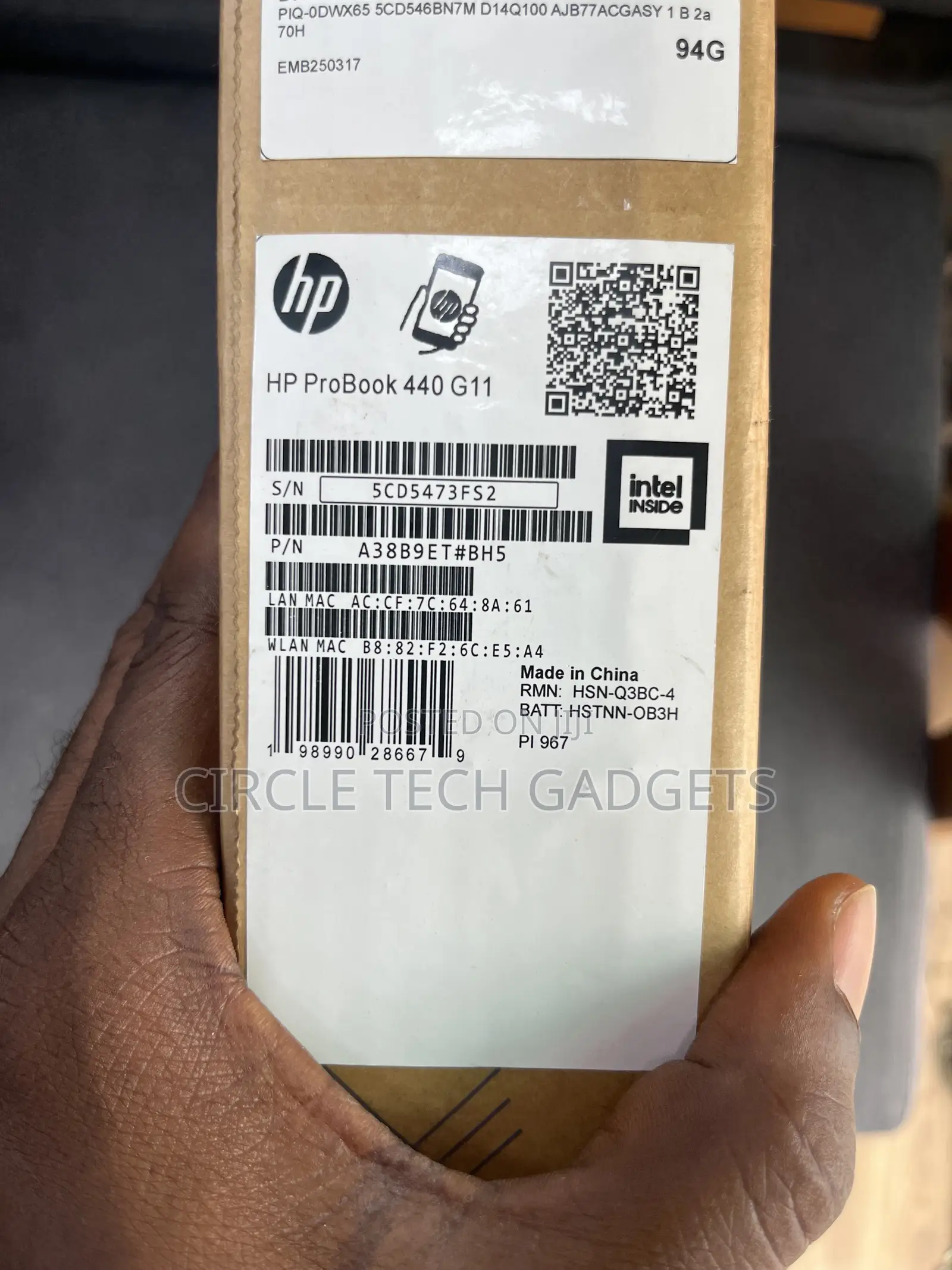 New Laptop HP ProBook 440 G10 16GB Intel Core Ultra 5 SSD 512GB
