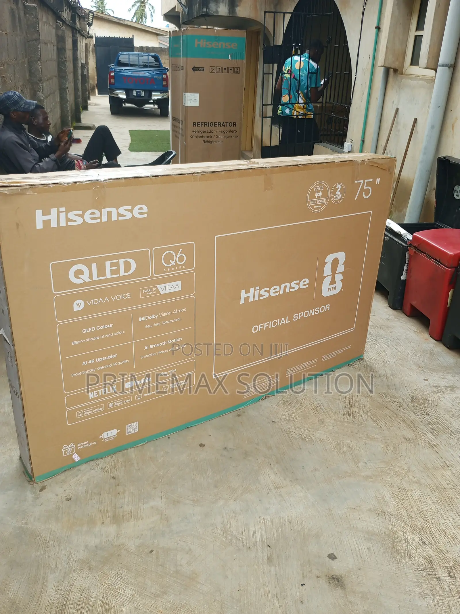 Bigger Screen. Bolder Colors. Hisense 75" QLED