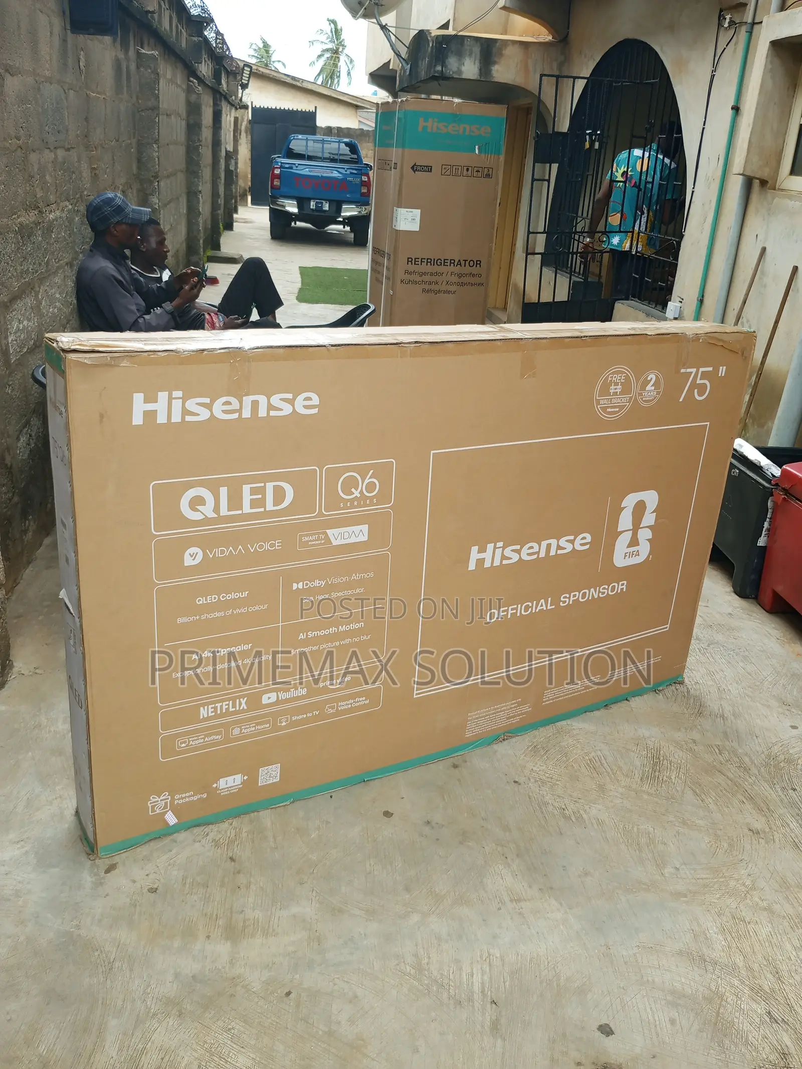 Bigger Screen. Bolder Colors. Hisense 75" QLED