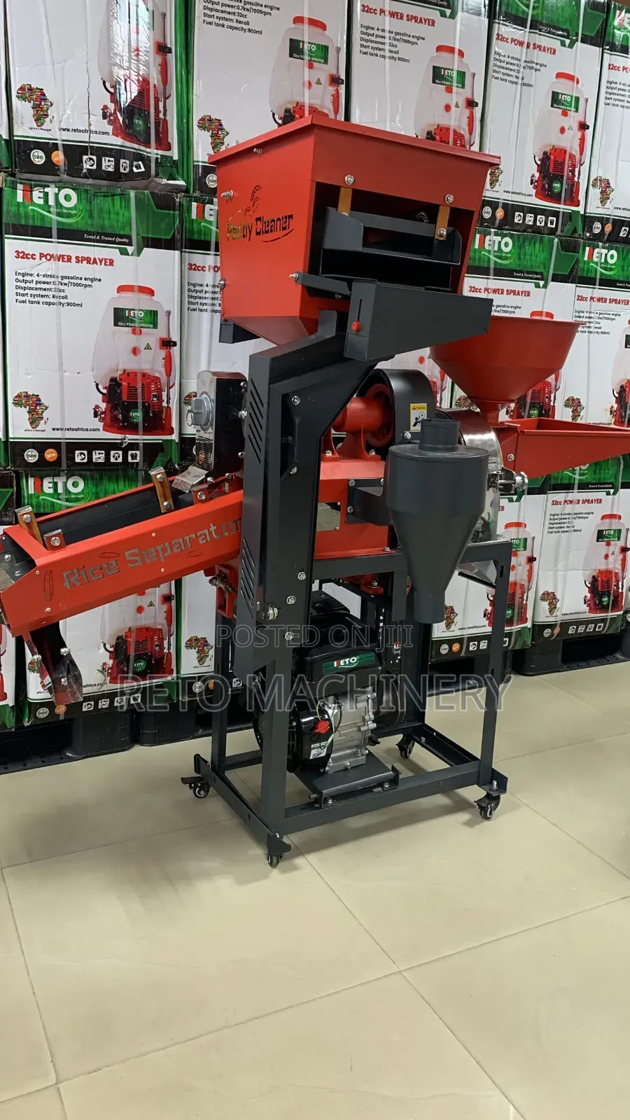 Reto 5 in One Rice Mill Machine