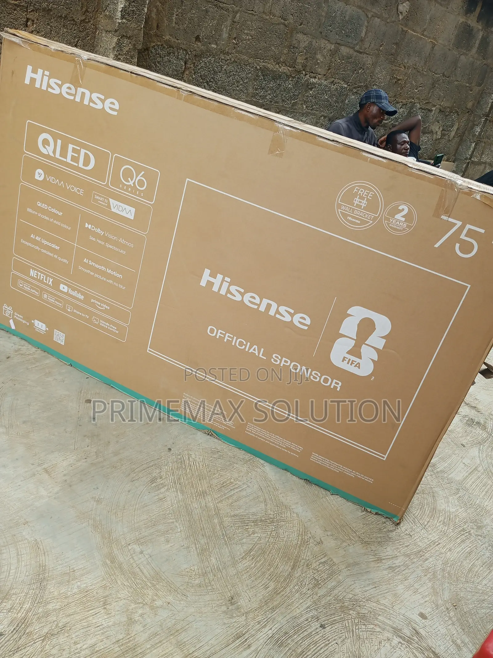 Feel Every Frame on the Hisense 75" QLED Smart TV