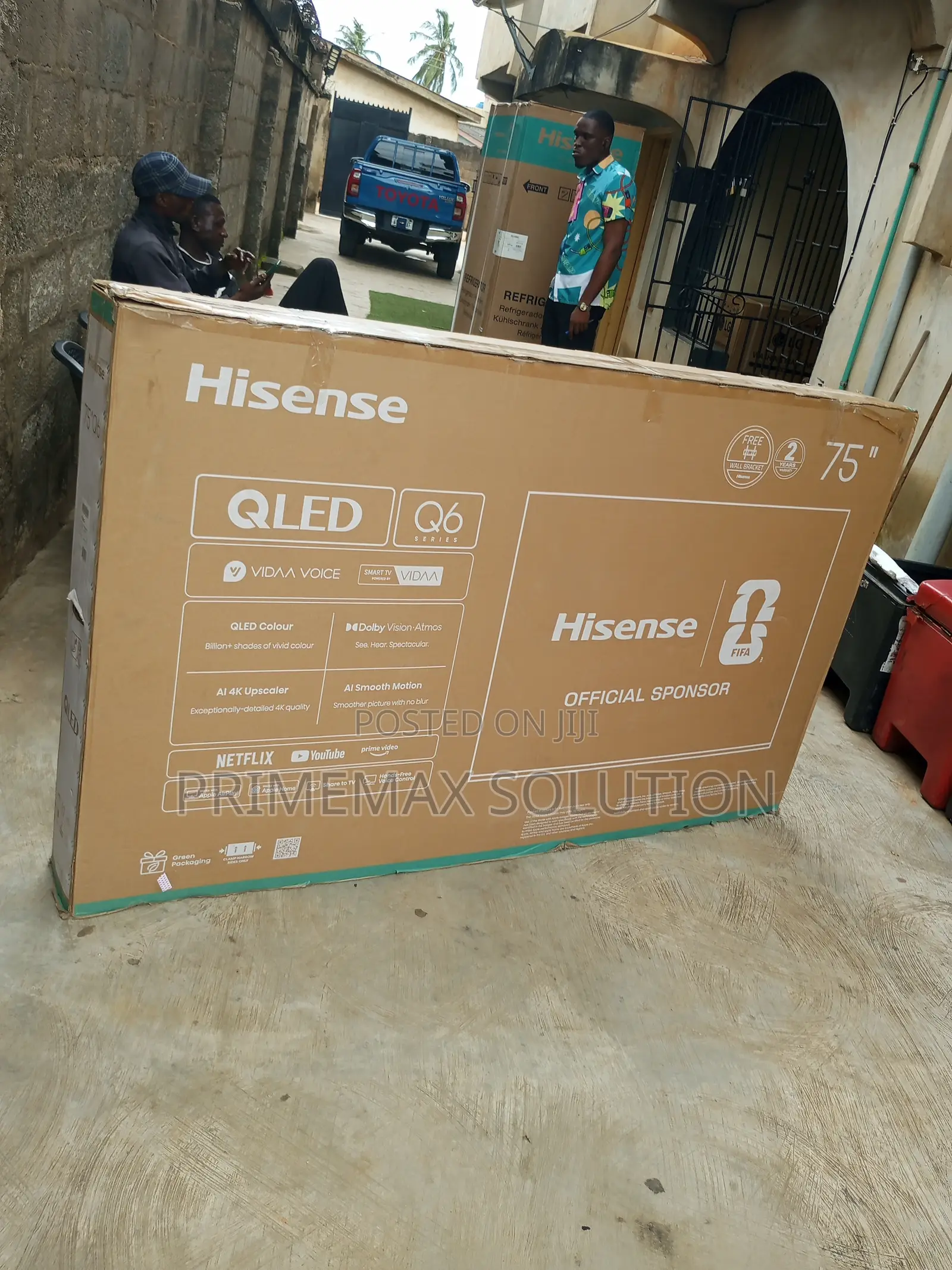 Feel Every Frame on the Hisense 75" QLED Smart TV