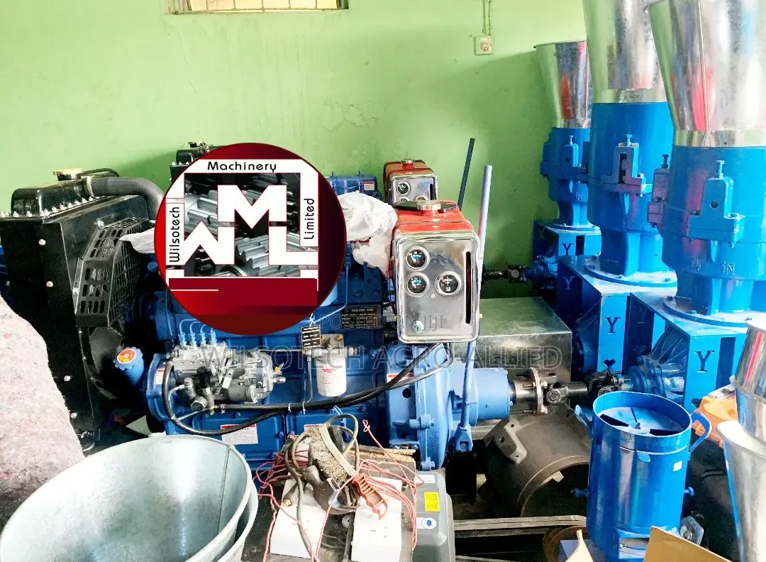 1 Ton/Hr Diesel Engine Powered Pelletizer Machine